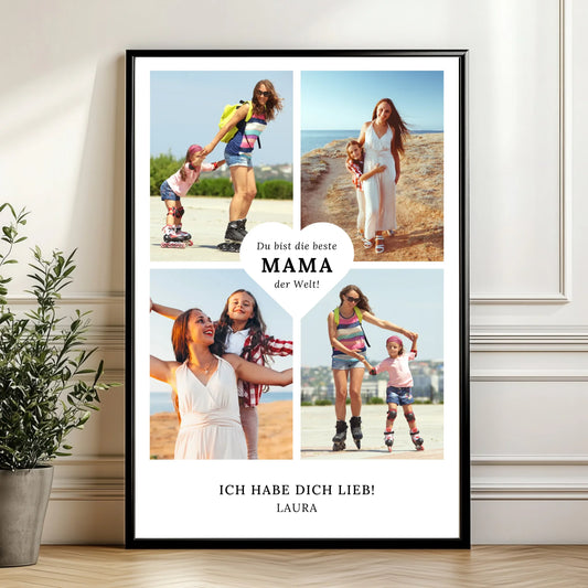 Mockup Poster Wand Pflanze