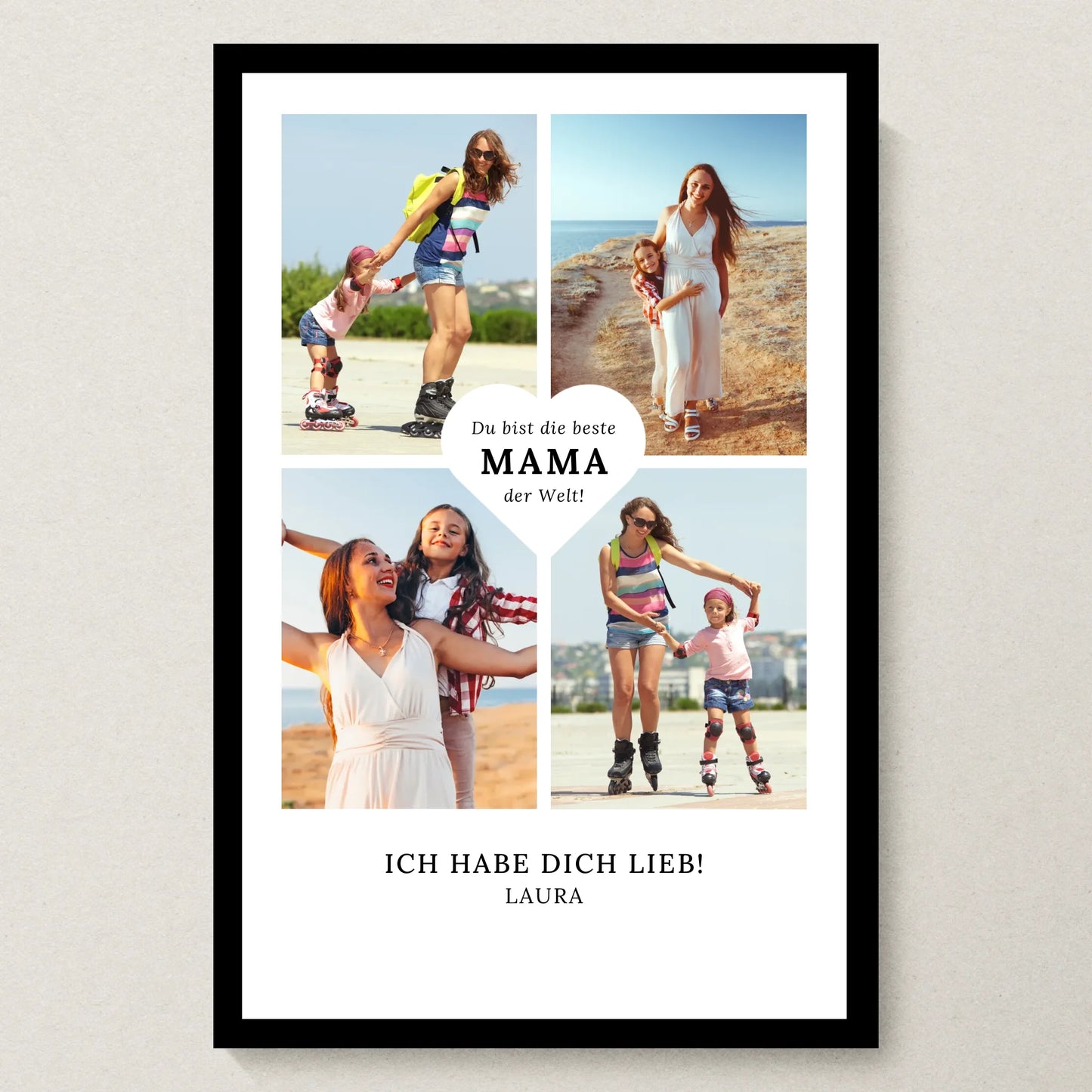 Poster 20x30 schwarzer Rahmen
