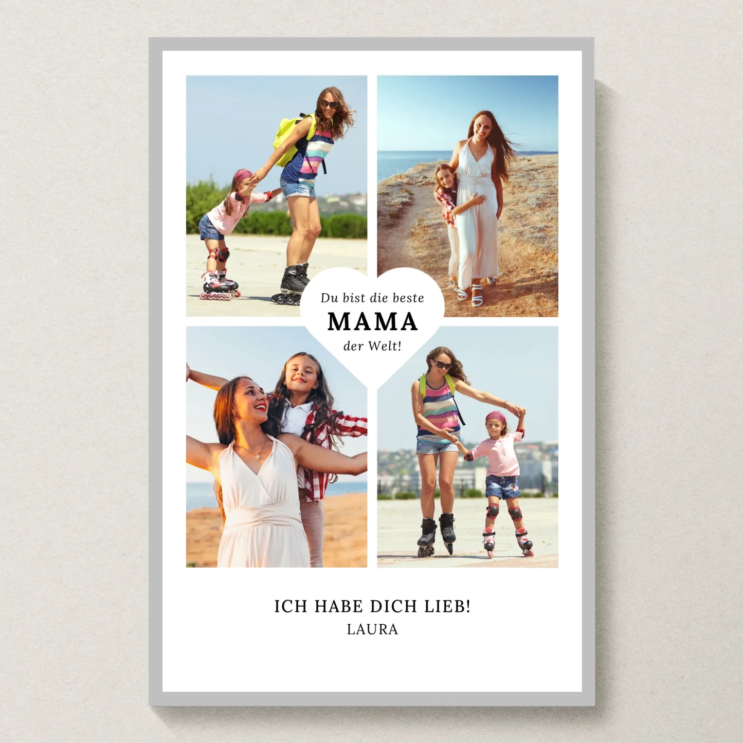 Poster 20x30 Silber Rahmen