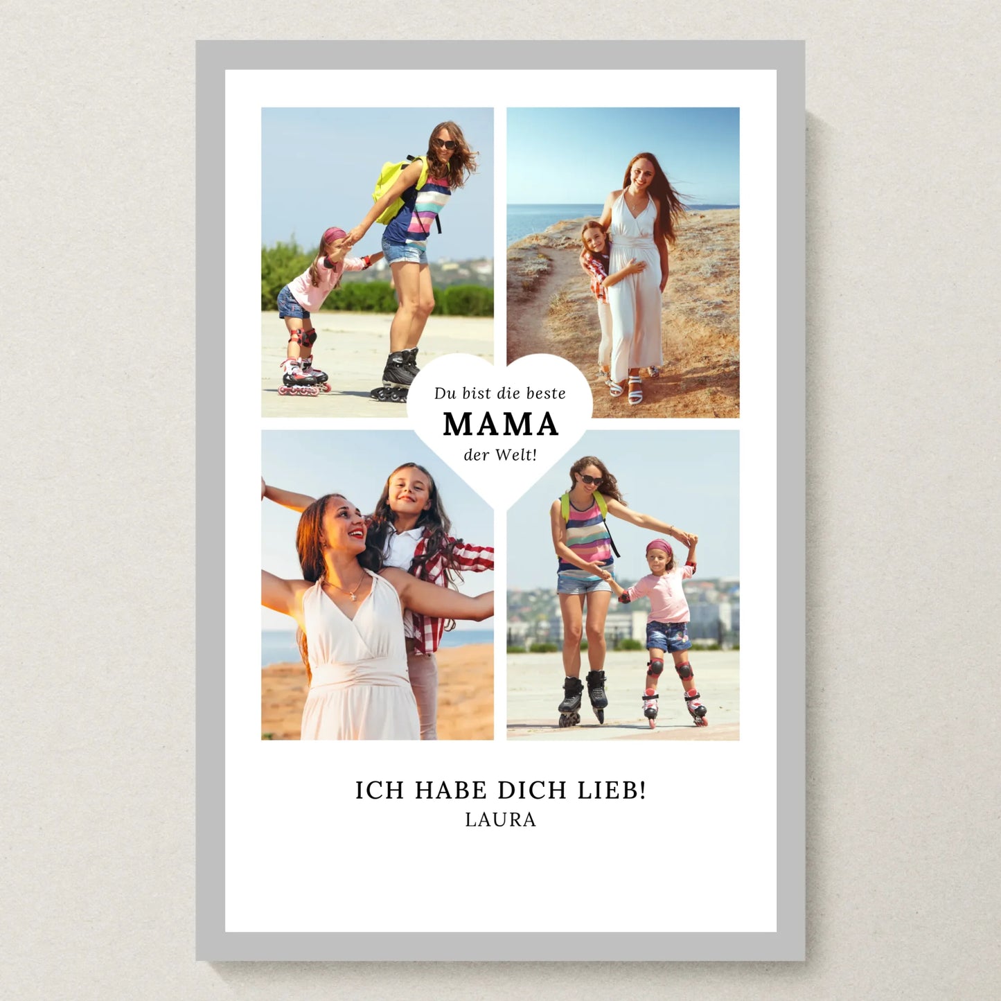 Poster 20x30 Silber Rahmen