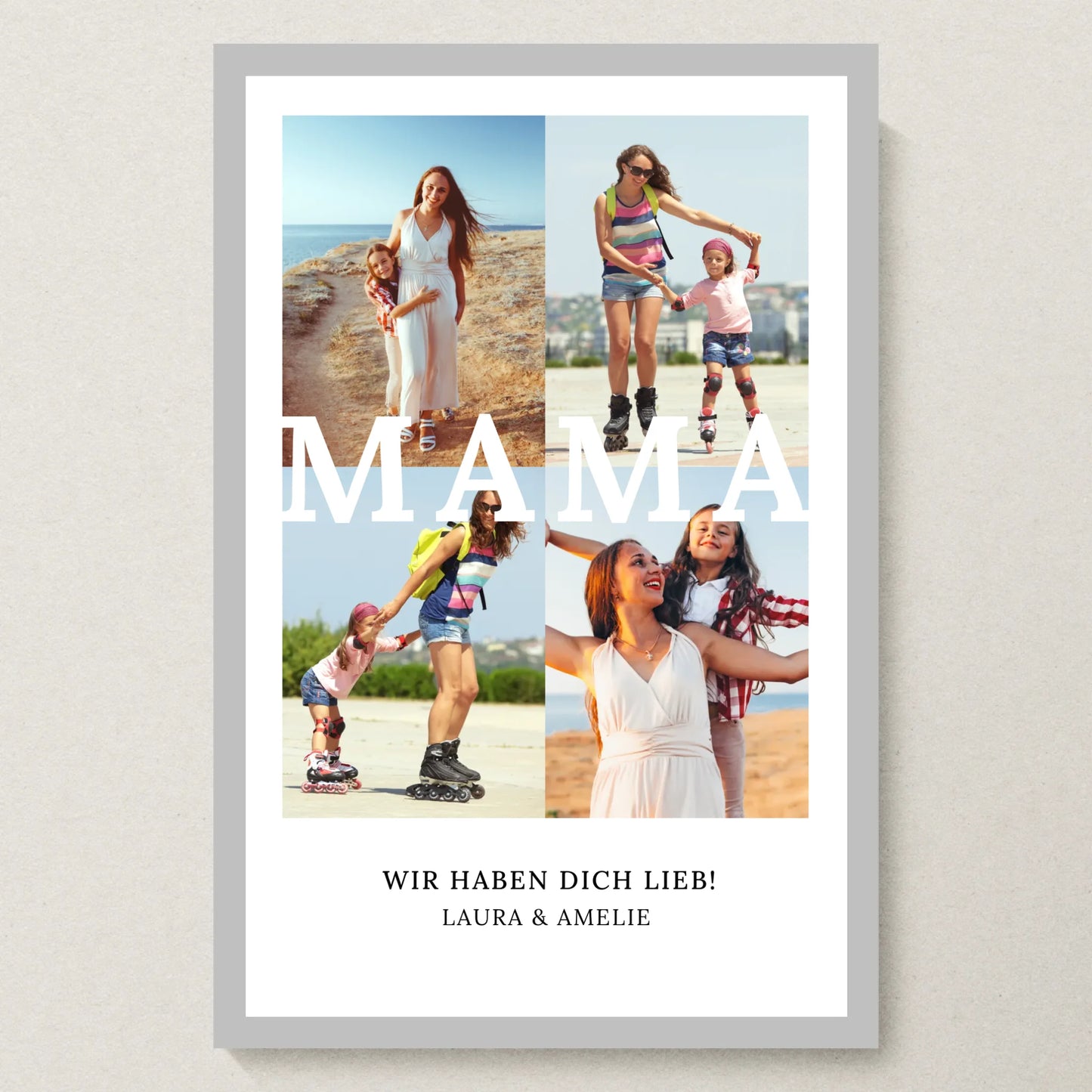Poster 20x30 Silber Rahmen