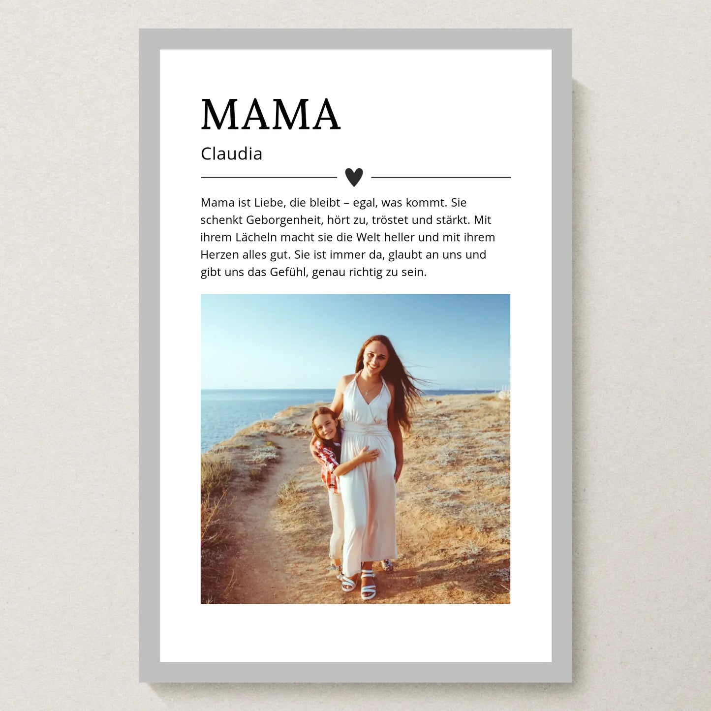 Poster 20x30 Silber Rahmen