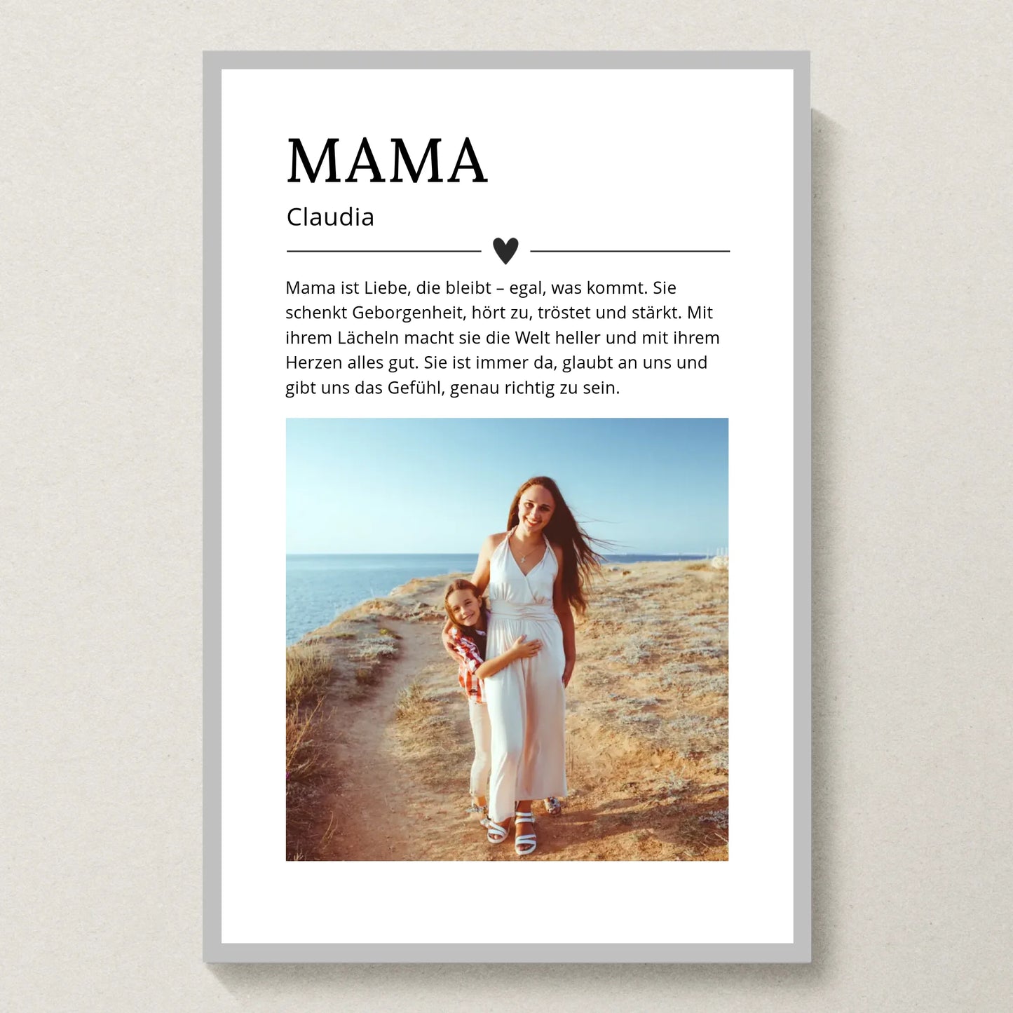 Poster 20x30 Silber Rahmen