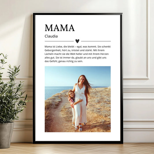 Mockup Poster Wand Pflanze