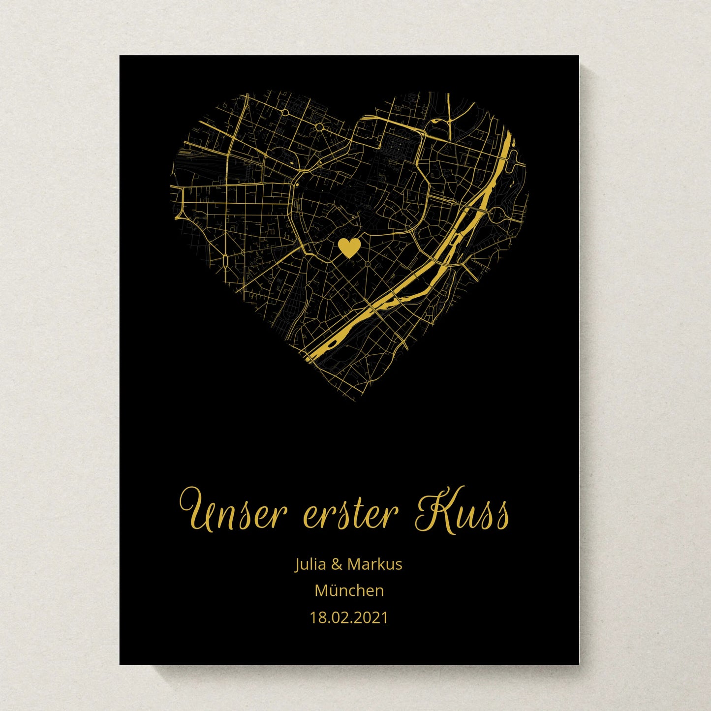 Poster 30x40 beiger Hintergrund