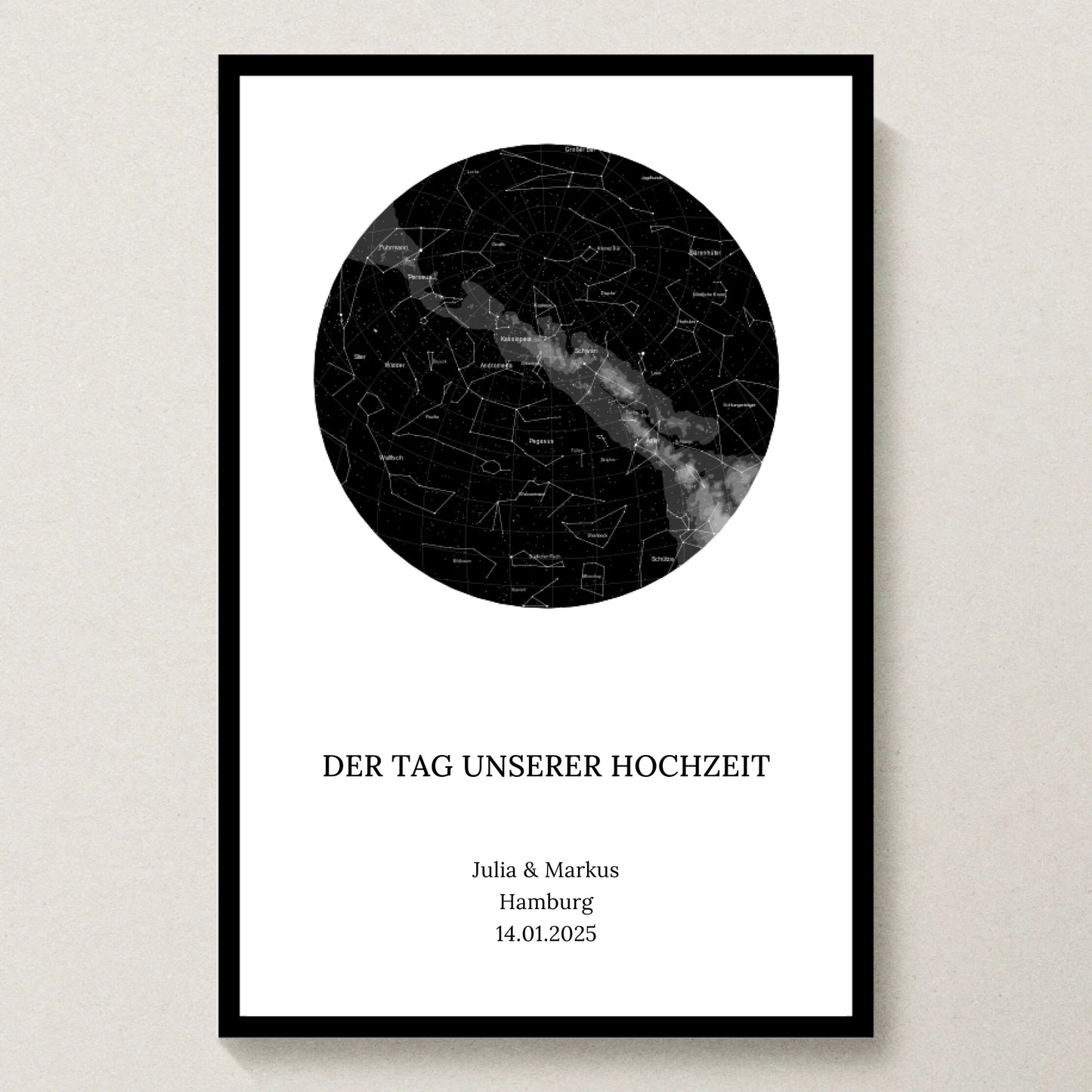 Poster 20x30 schwarzer Rahmen