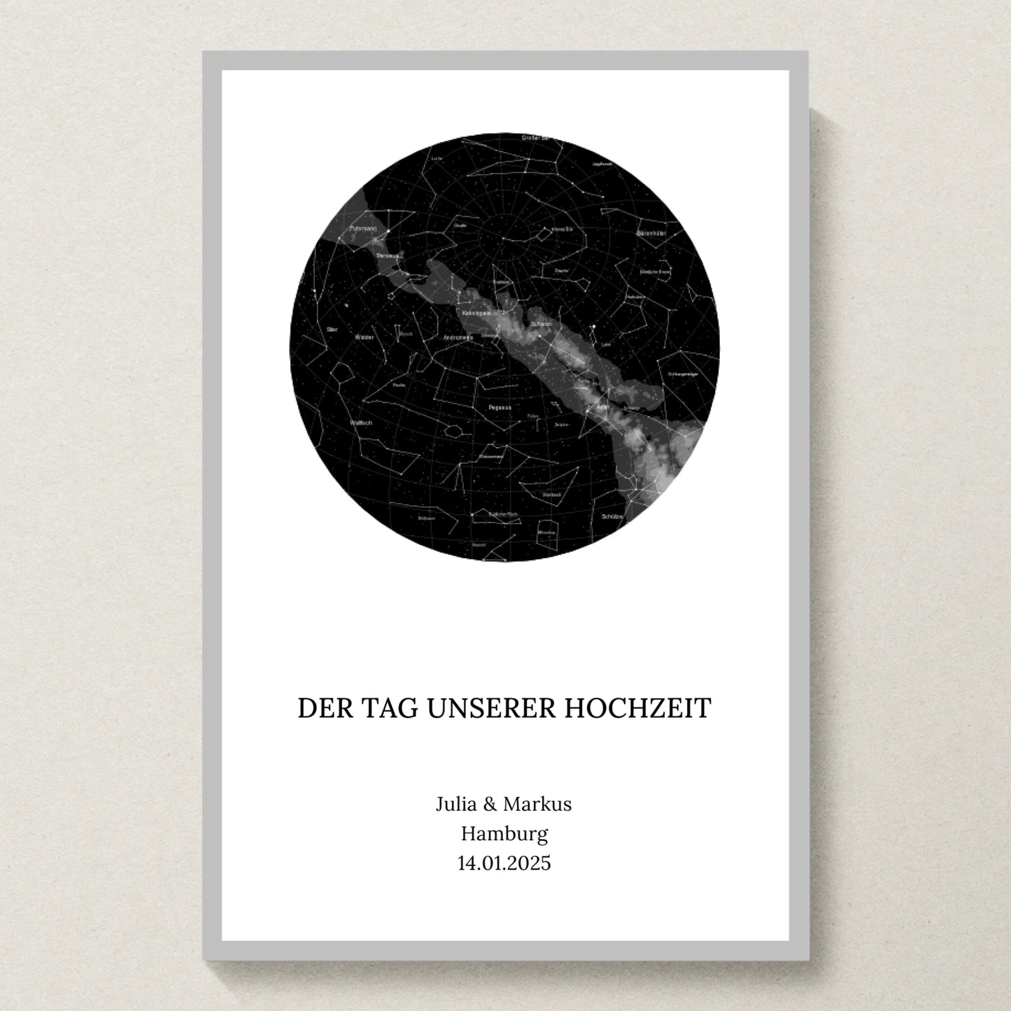 Poster 20x30 Silber Rahmen