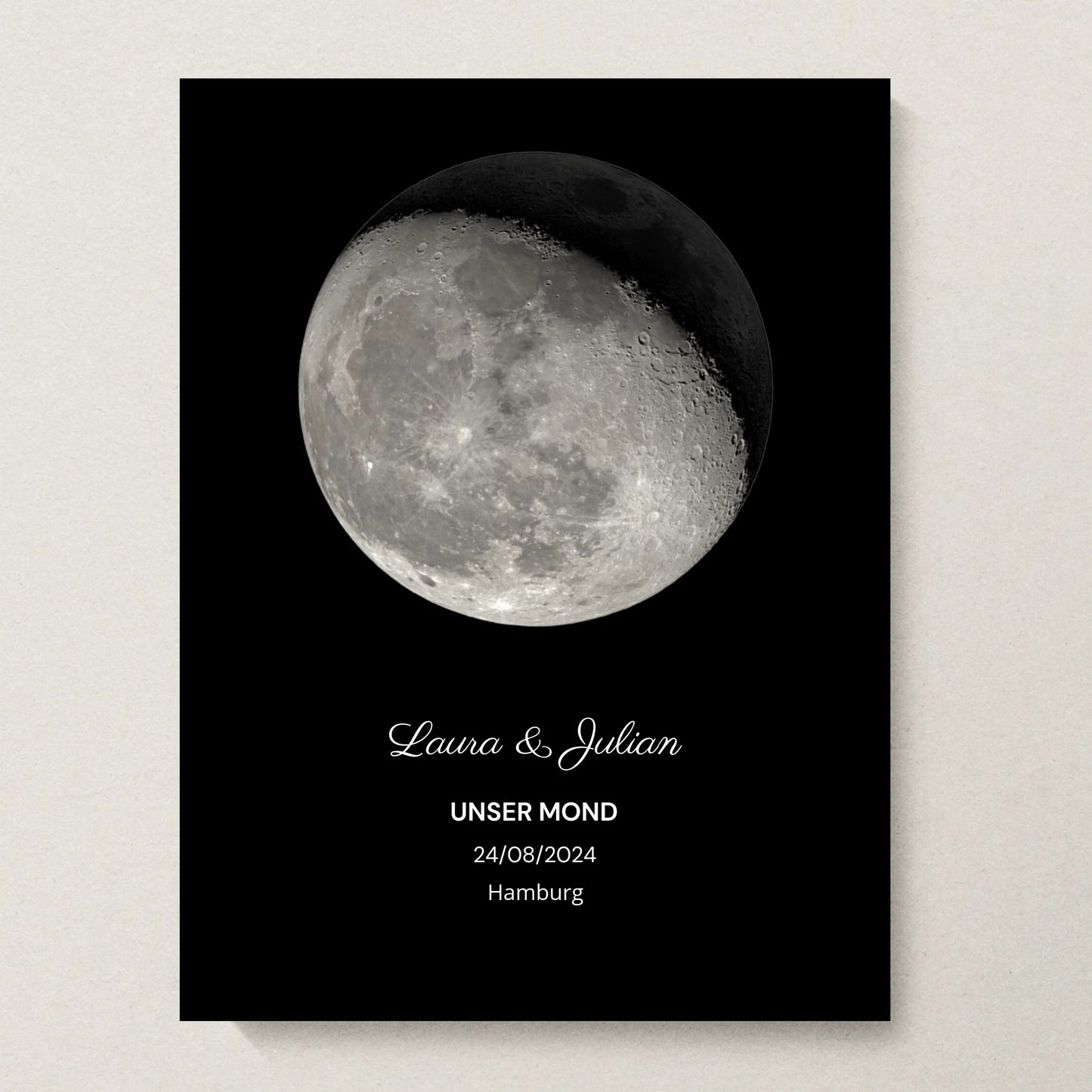 Poster 30x40 beiger Hintergrund