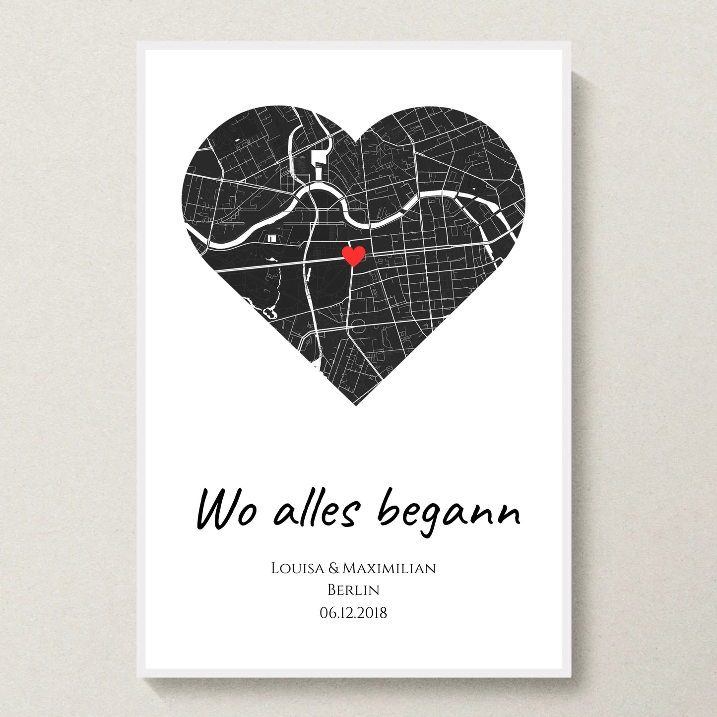 Poster 20x30 Weißer Rahmen