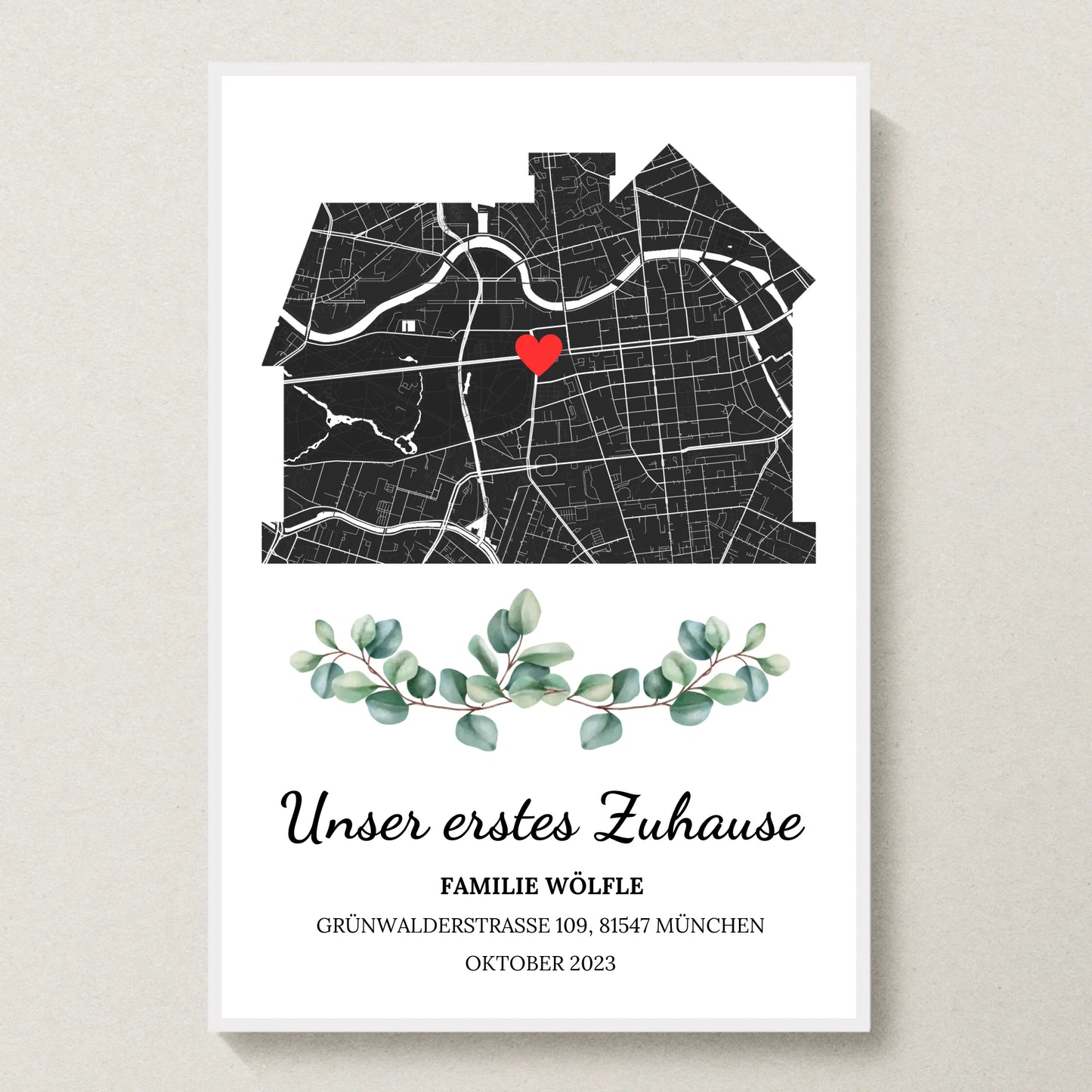 Poster 20x30 Weißer Rahmen