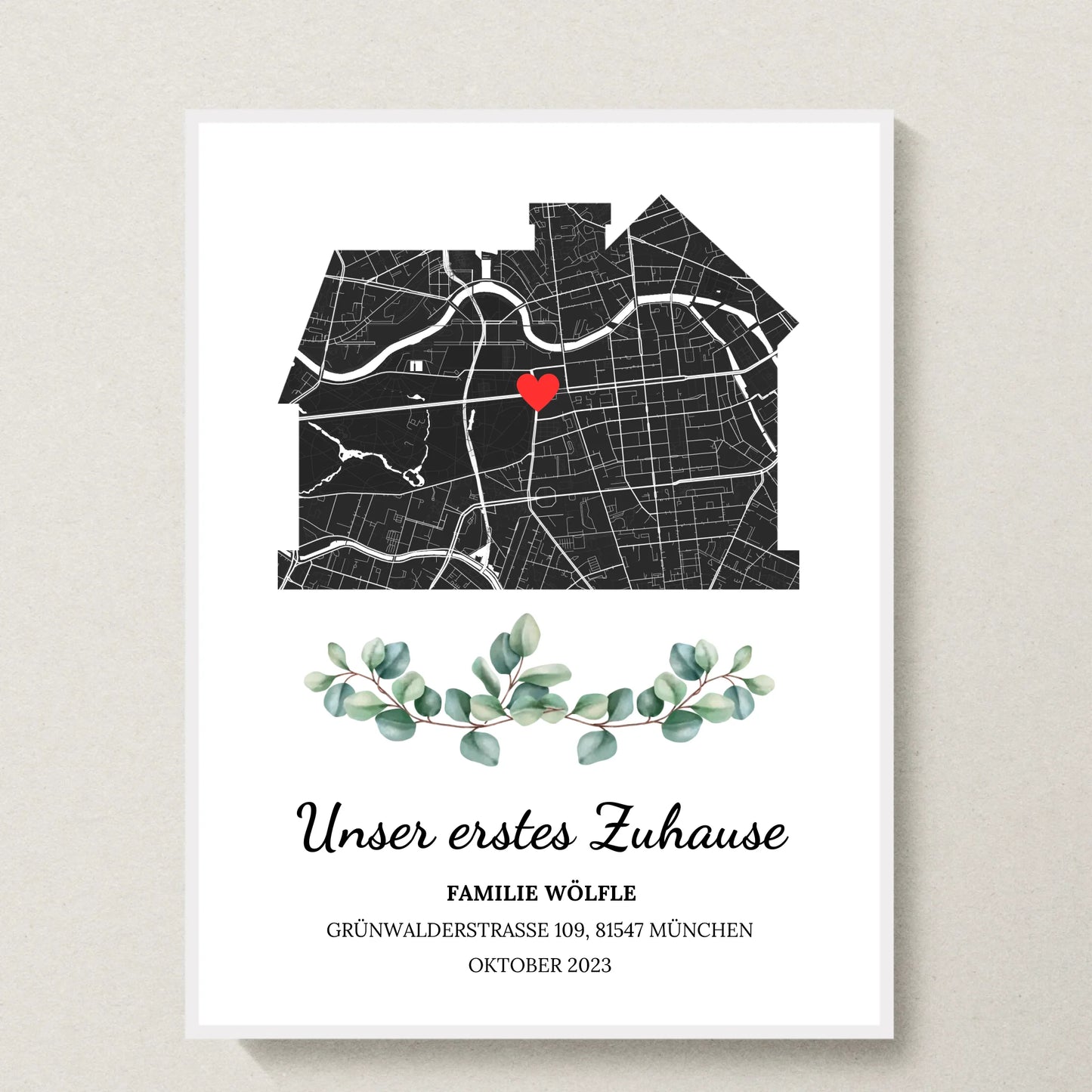 Poster 30x40 weißer Rahmen