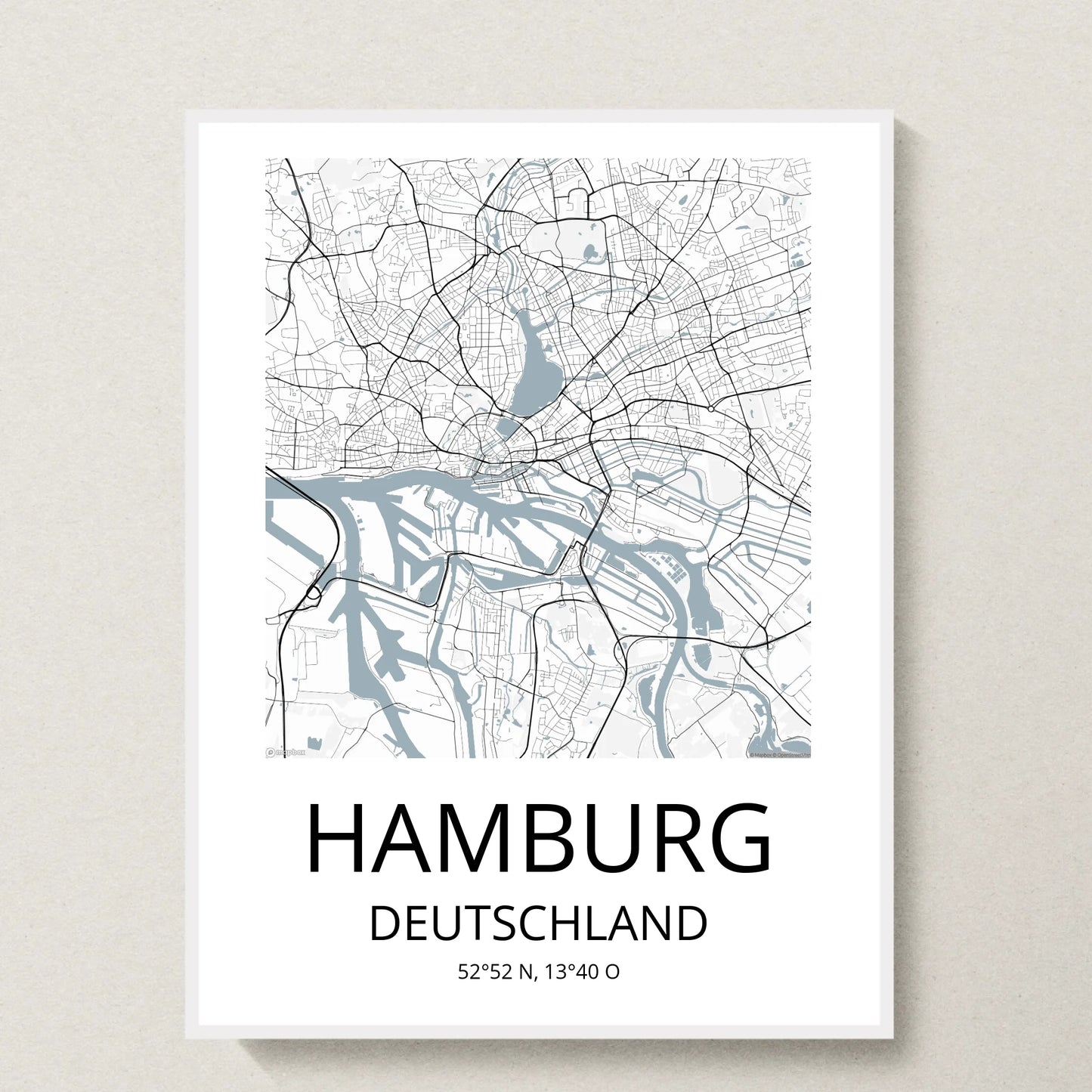 Poster 30x40 weißer Rahmen