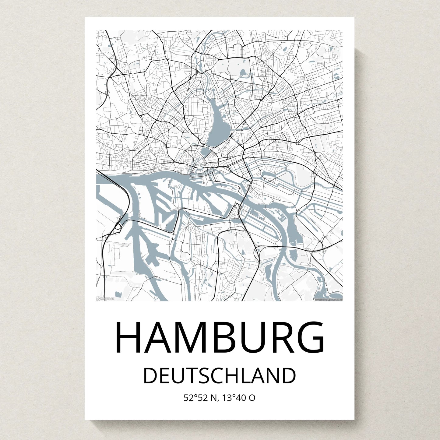 Poster 20x30 beiger Hintergrund