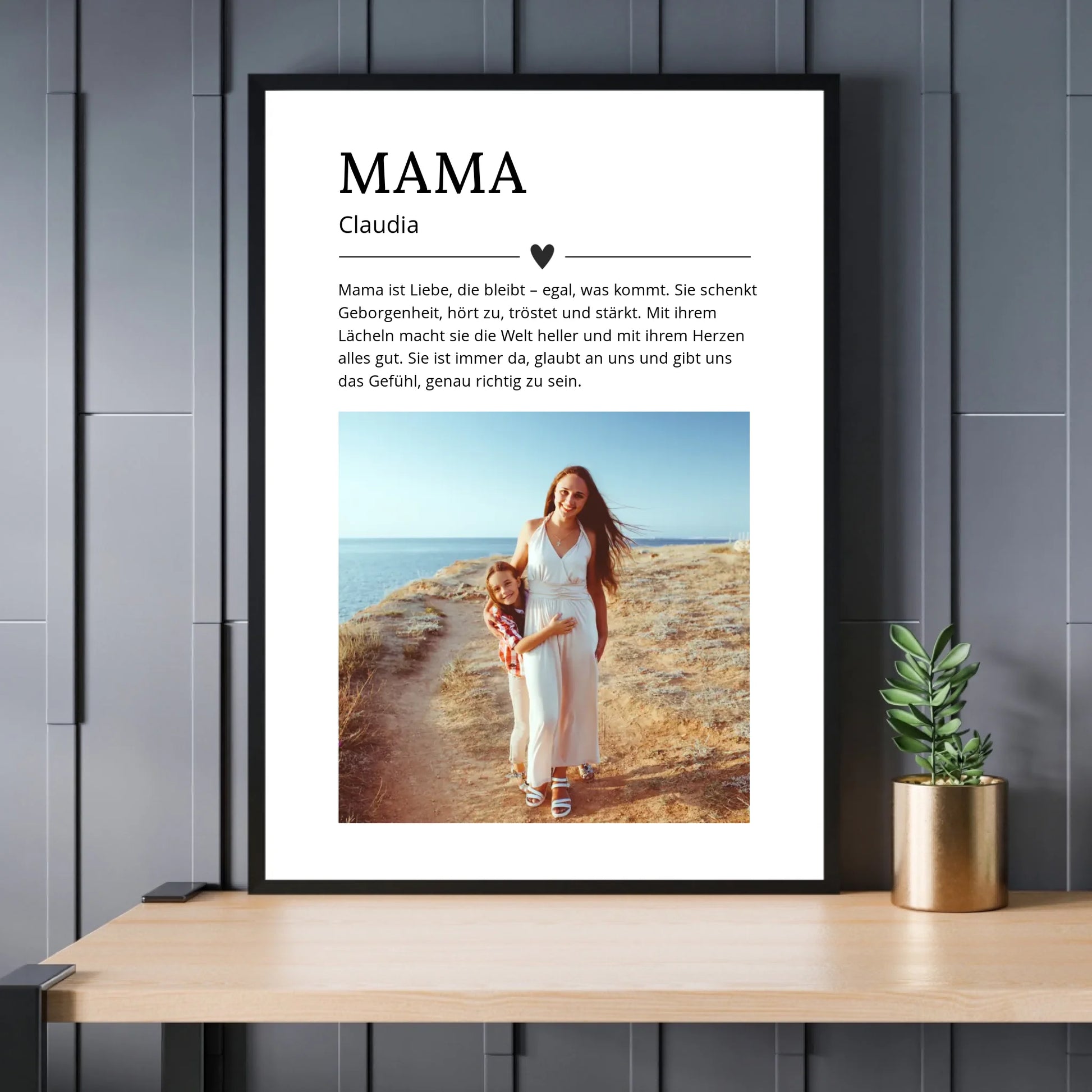 Mockup Poster Schwarzer Rahmen