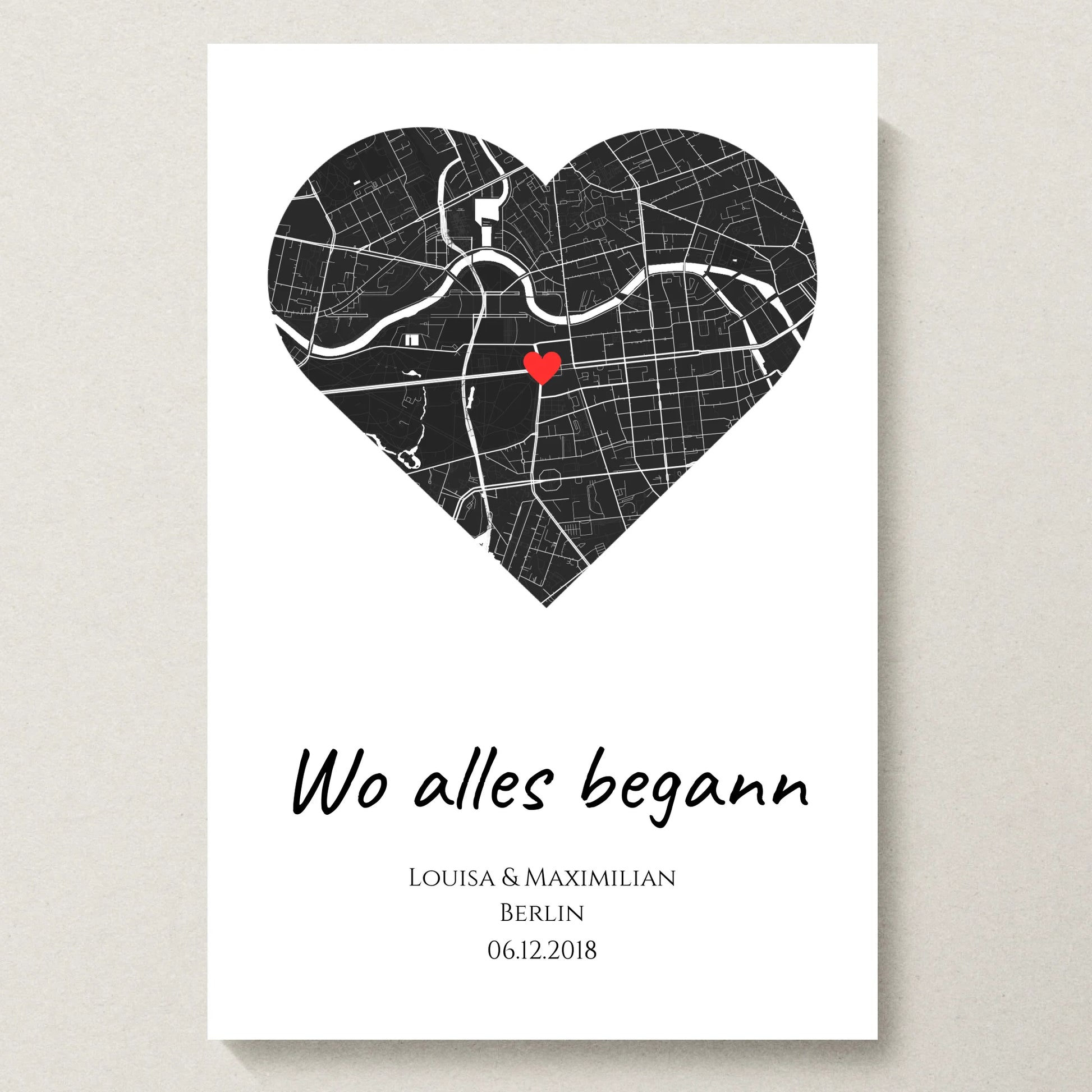 Poster 20x30 beiger Hintergrund