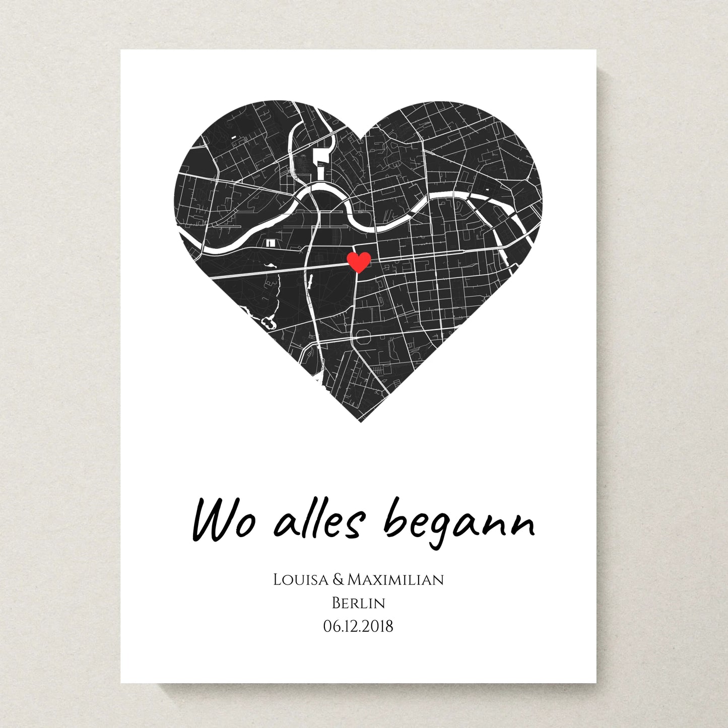 Poster 30x40 beiger Hintergrund