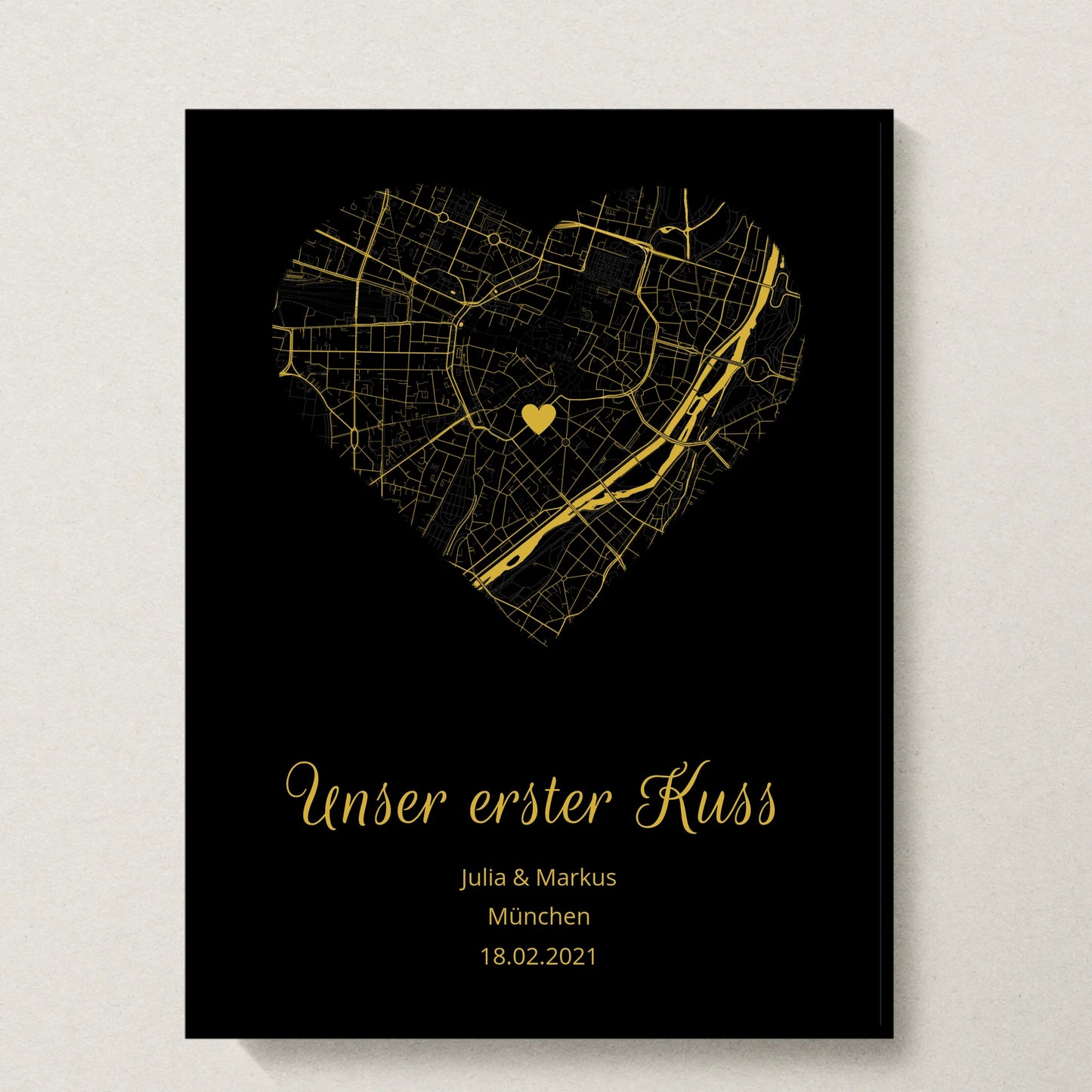 Poster 30x40 schwarzer Rahmen