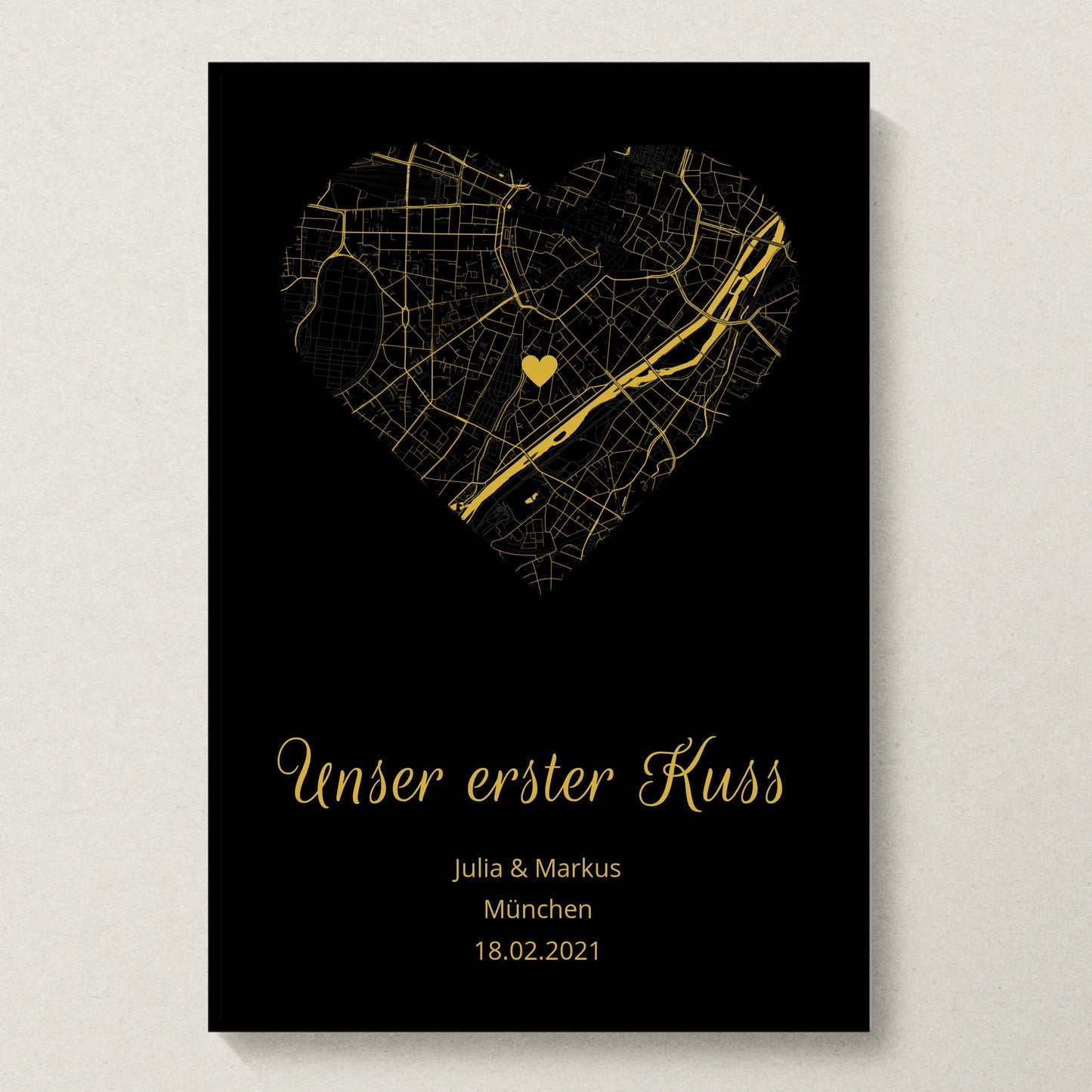 Poster 20x30 Schwarzer Rahmen