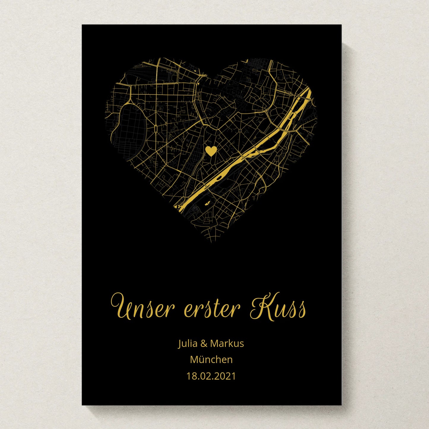 Poster 20x30 Schwarzer Rahmen