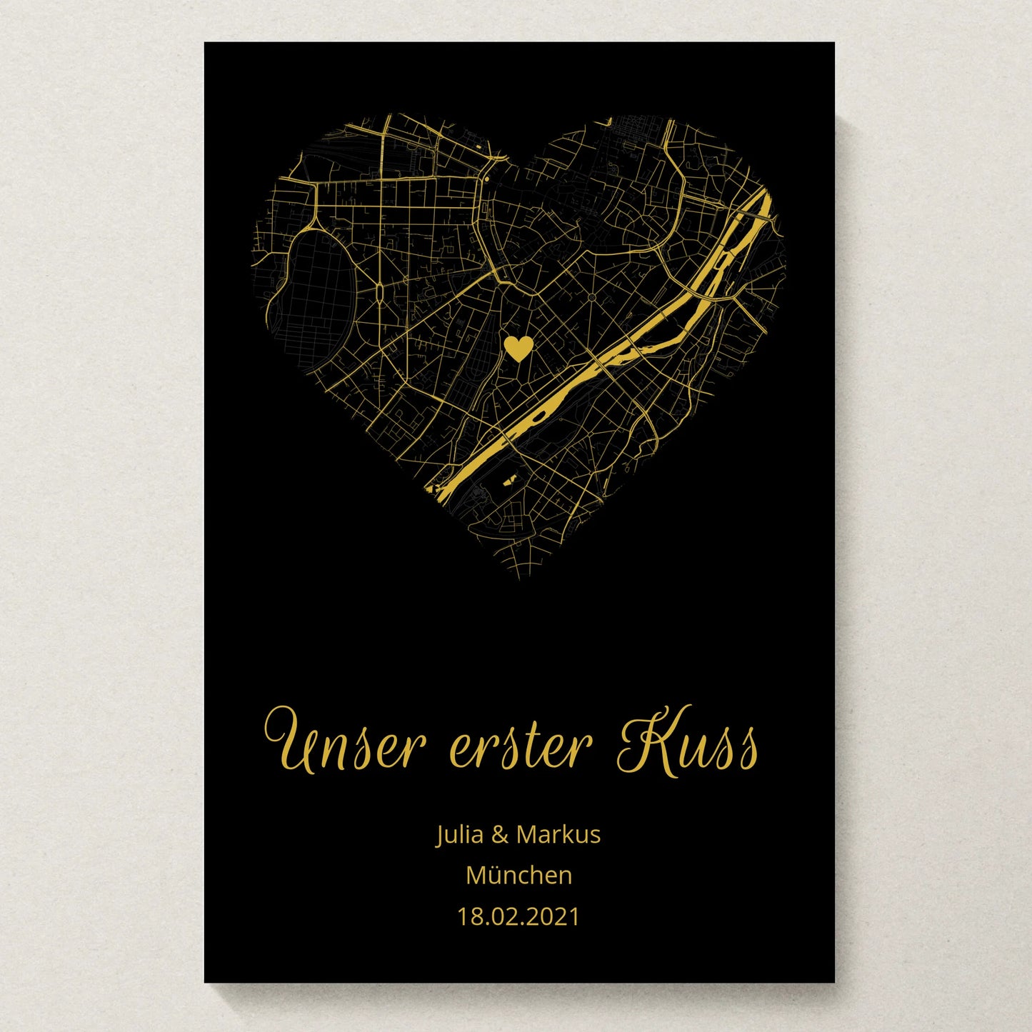 Poster 20x30 beiger Hintergrund
