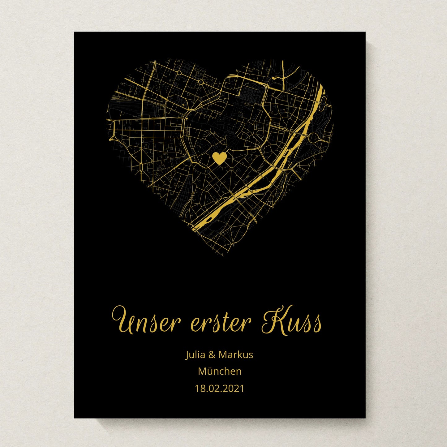 Poster 30x40 beiger Hintergrund