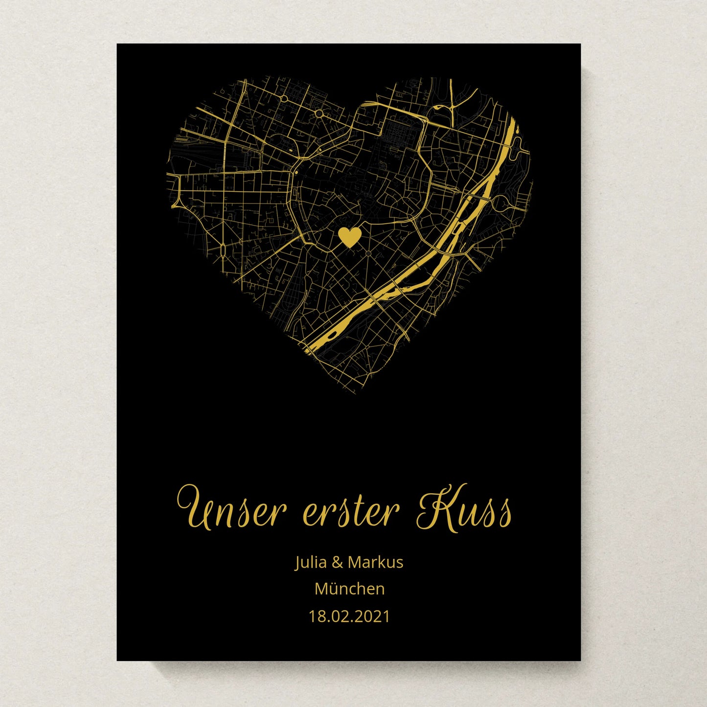 Poster 30x40 beiger Hintergrund