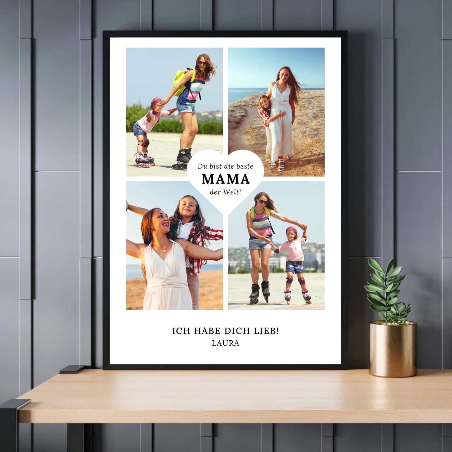Mockup Poster Schwarzer Rahmen