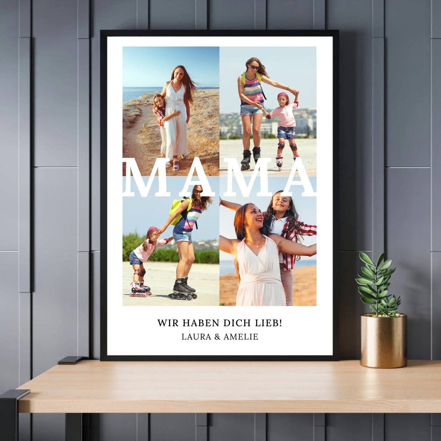 Mockup Poster Schwarzer Rahmen