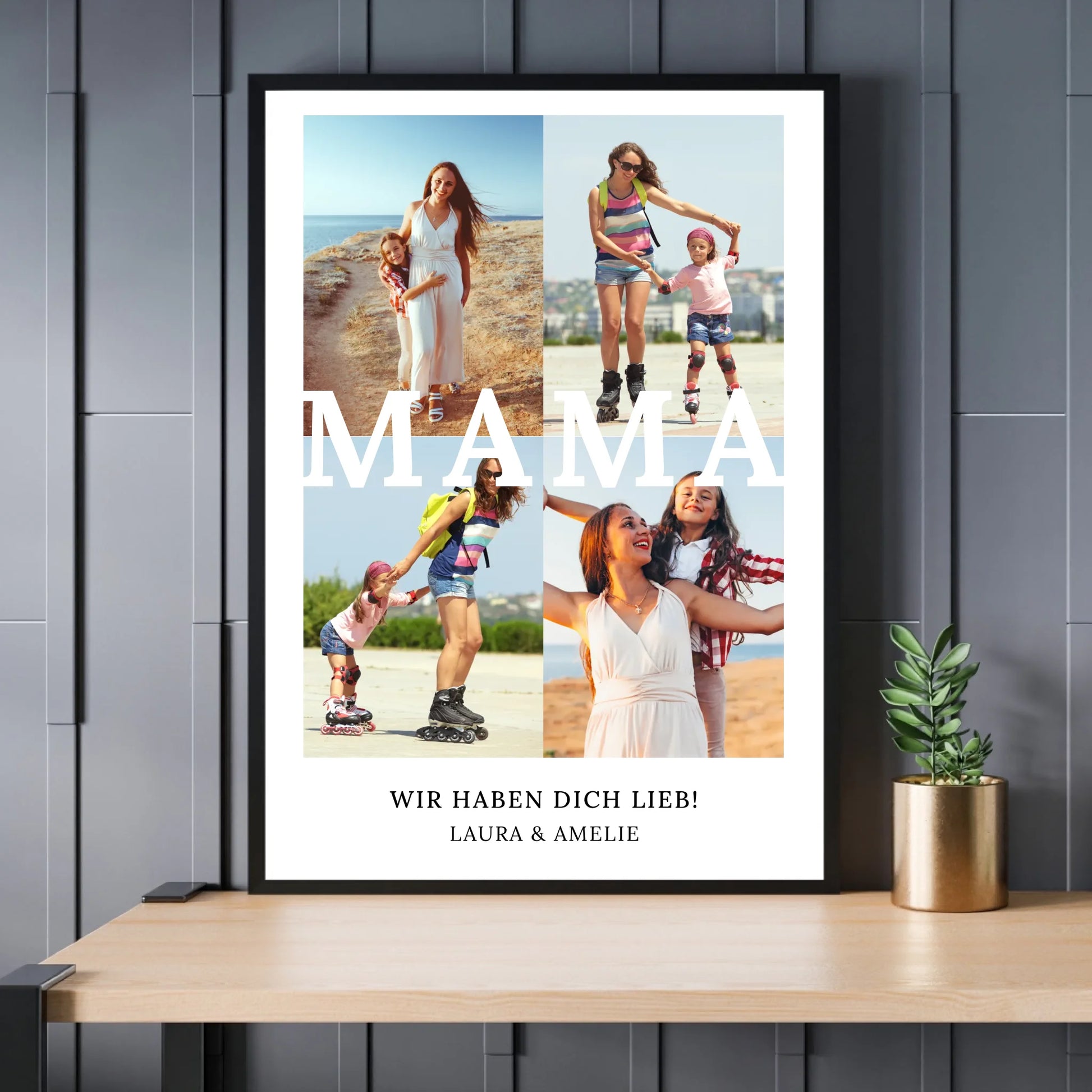 Mockup Poster Schwarzer Rahmen