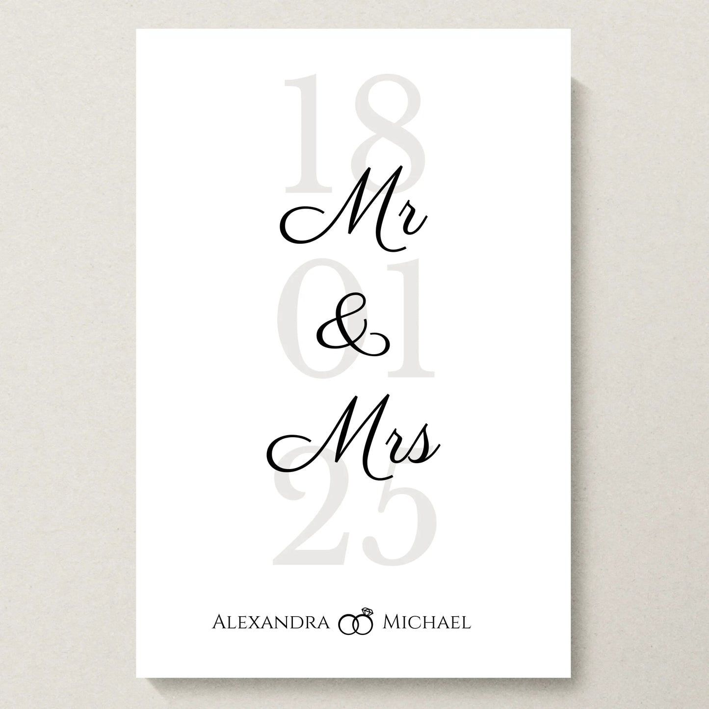 Poster 20x30 beiger Hintergrund
