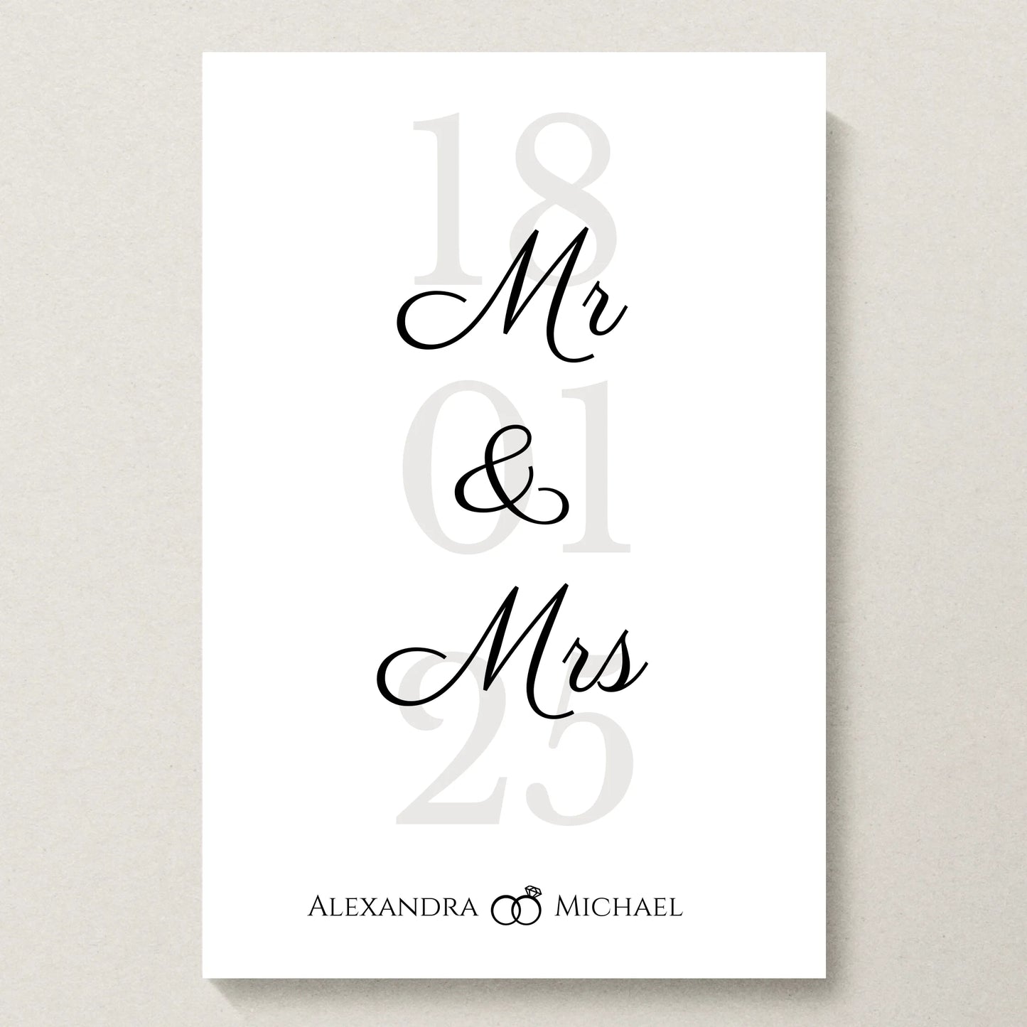 Poster 20x30 beiger Hintergrund