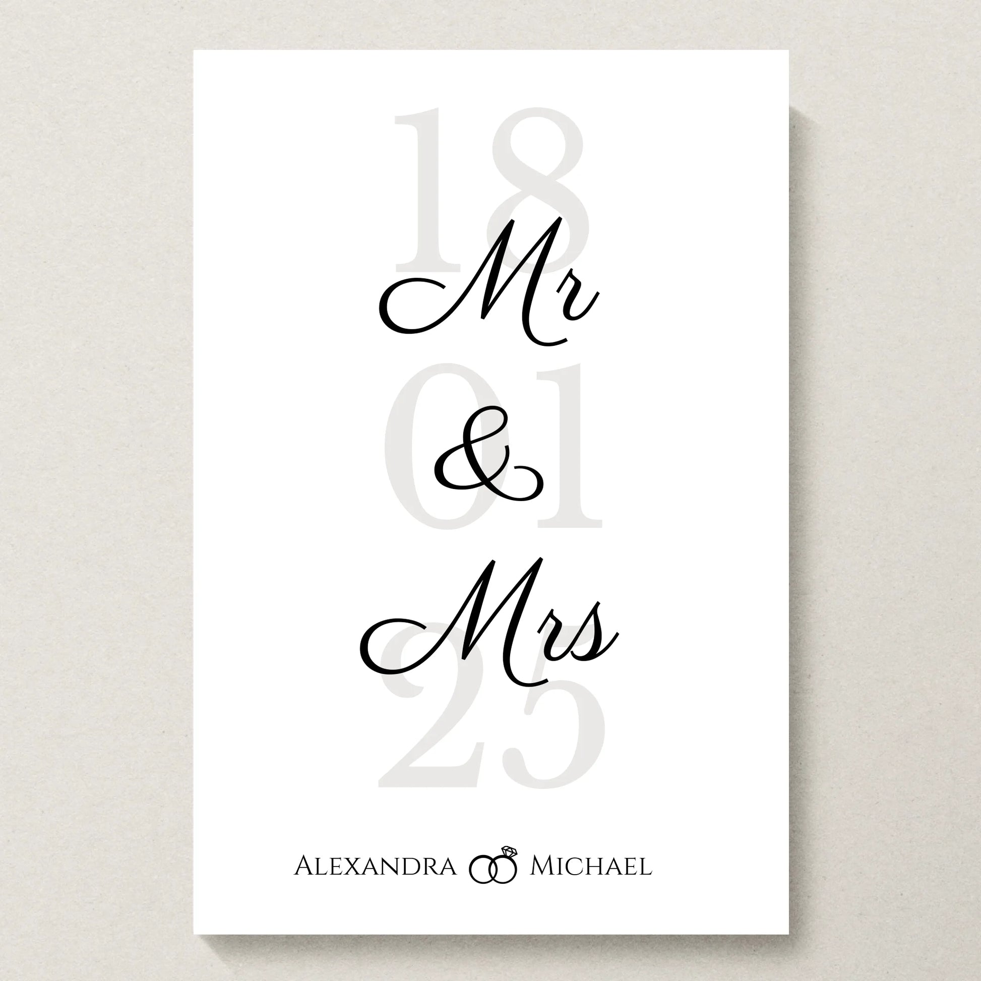 Poster 20x30 beiger Hintergrund