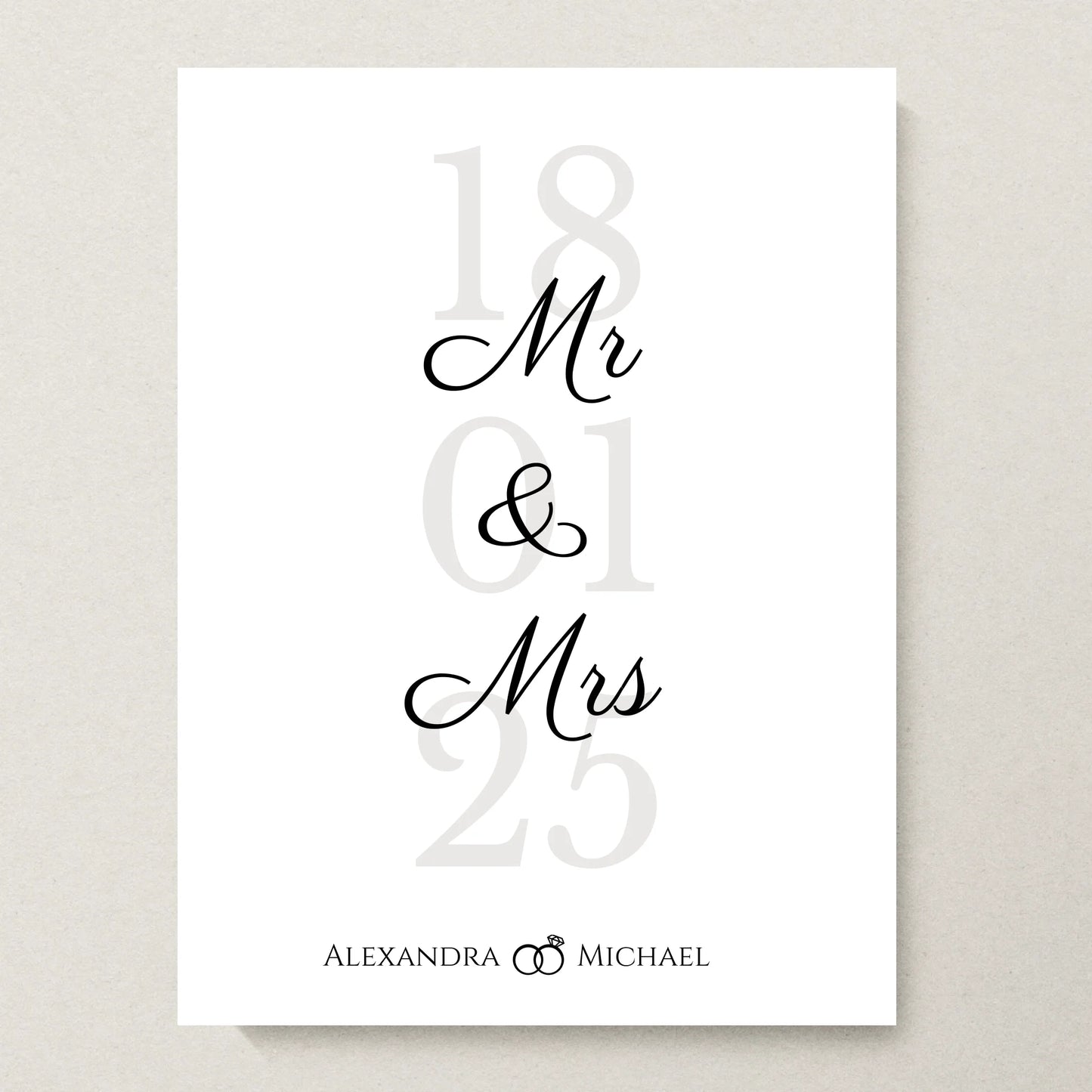 Poster 30x40 beiger Hintergrund