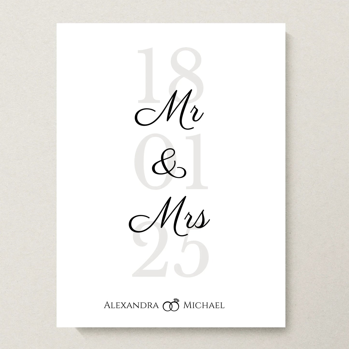 Poster 30x40 beiger Hintergrund