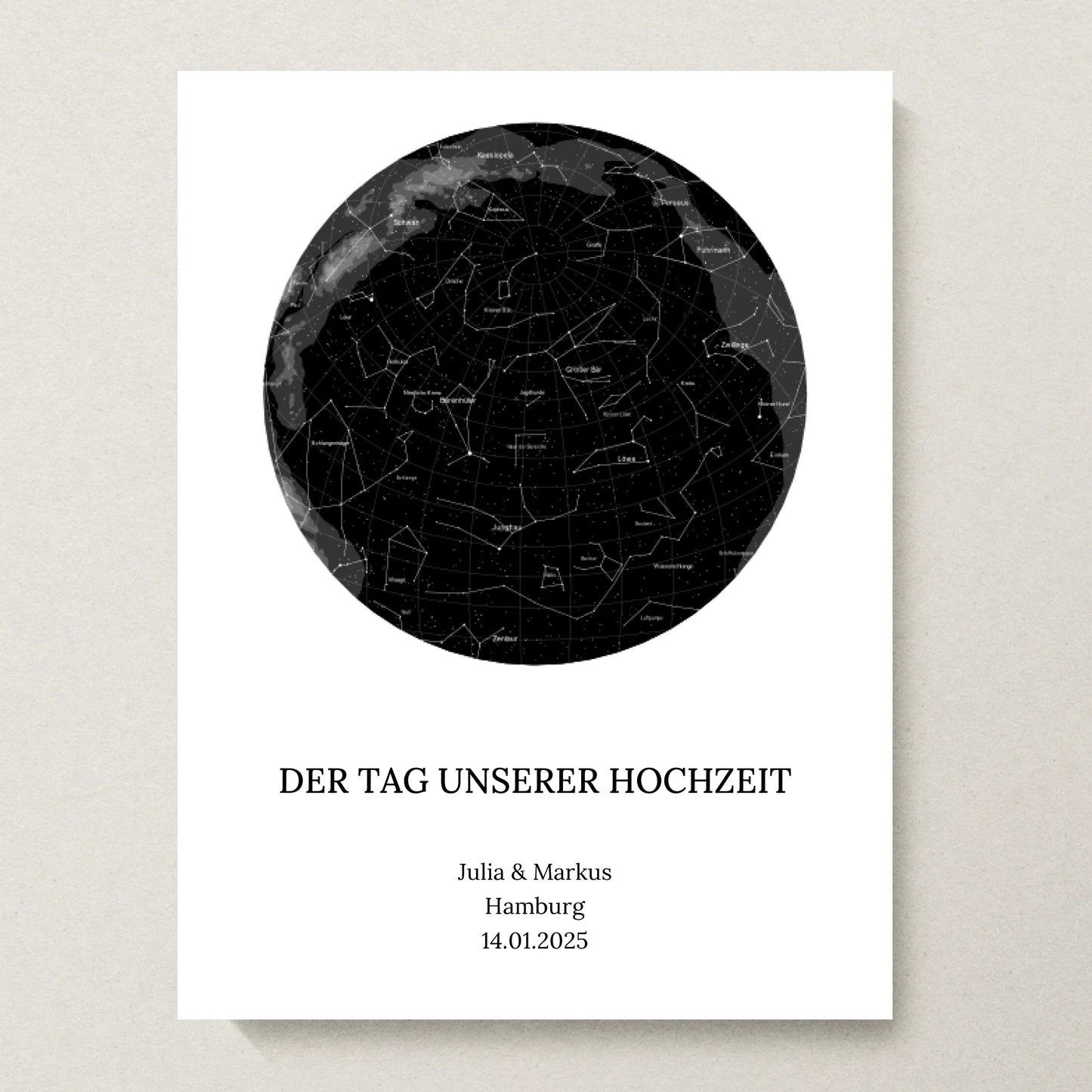 Poster 30x40 beiger Hintergrund