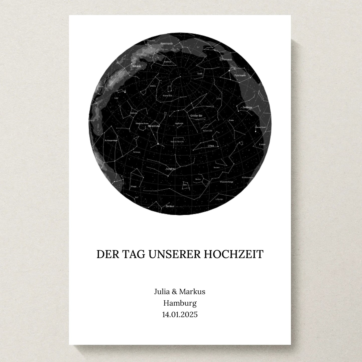 Poster 20x30 beiger Hintergrund