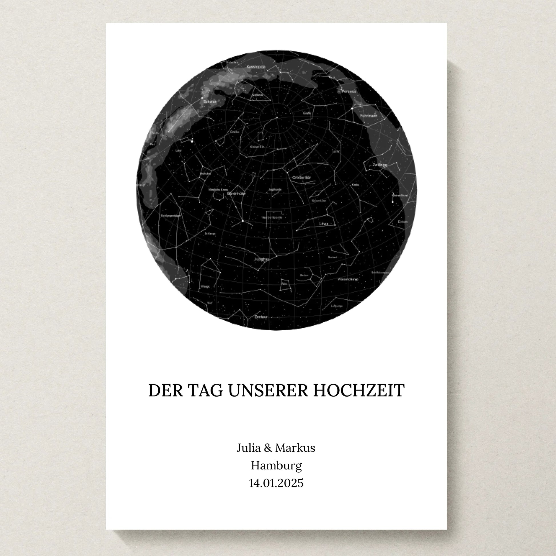 Poster 20x30 beiger Hintergrund