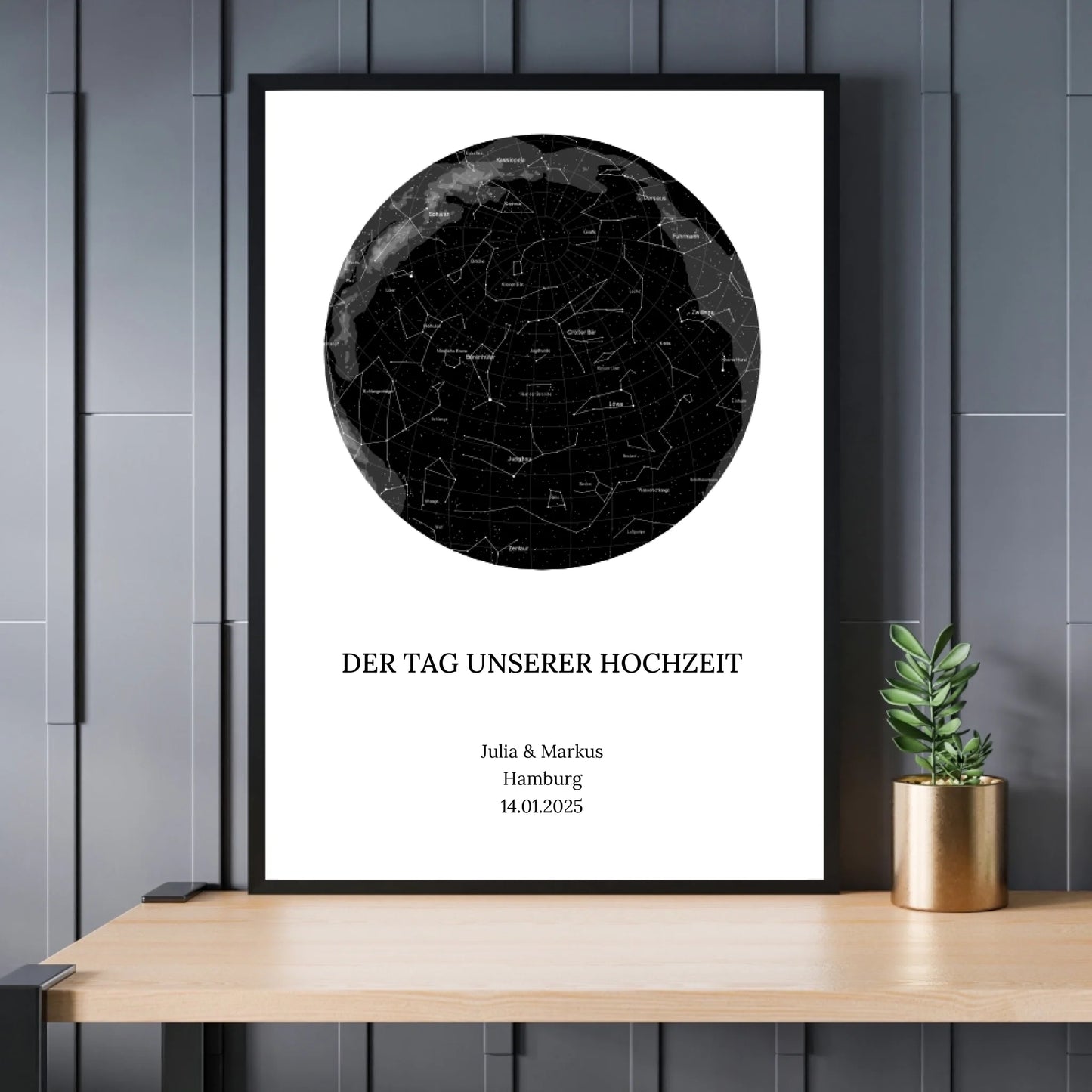 Mockup Poster Schwarzer Rahmen