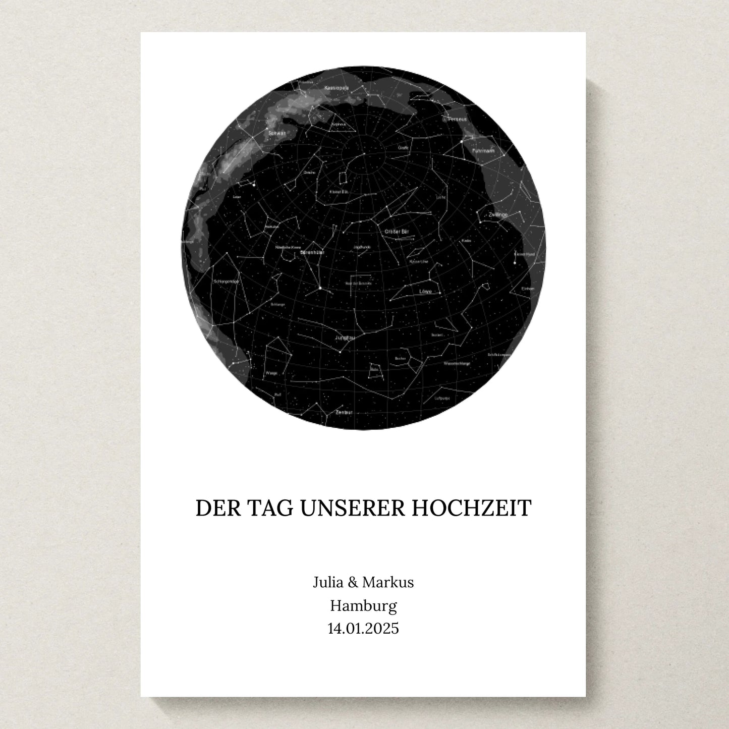 Poster 20x30 beiger Hintergrund