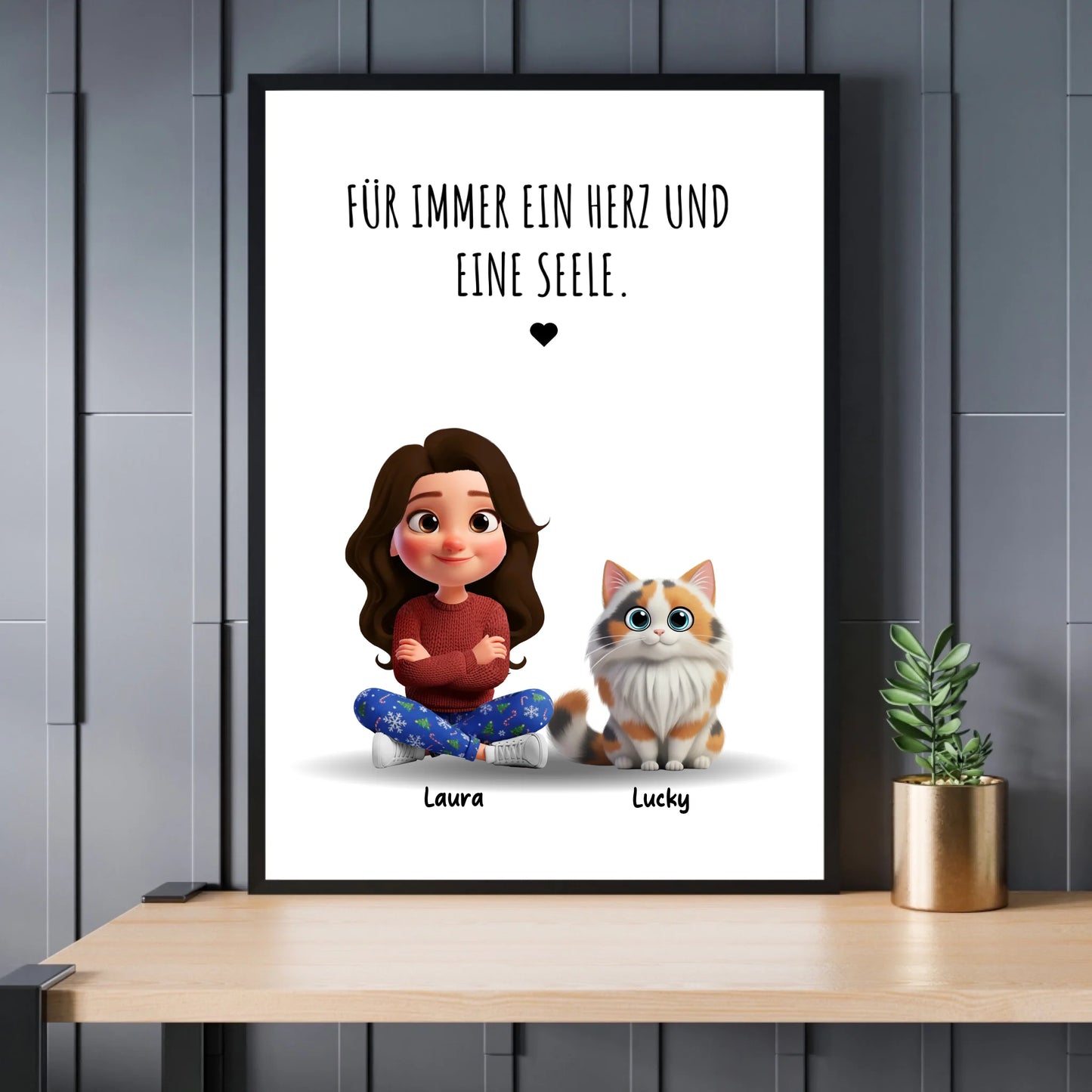 Mockup Poster Schwarzer Rahmen