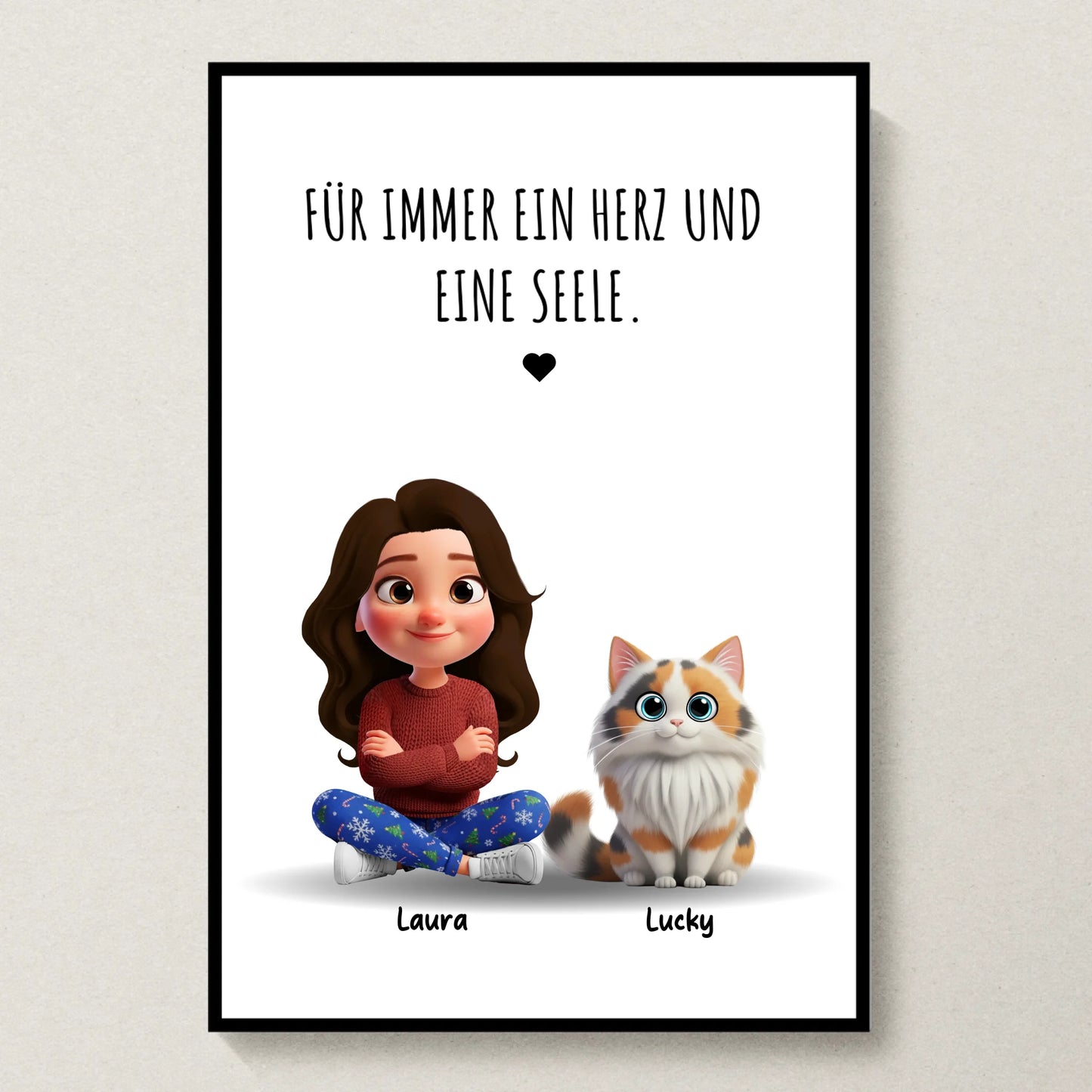 Poster 20x30 Schwarzer Rahmen