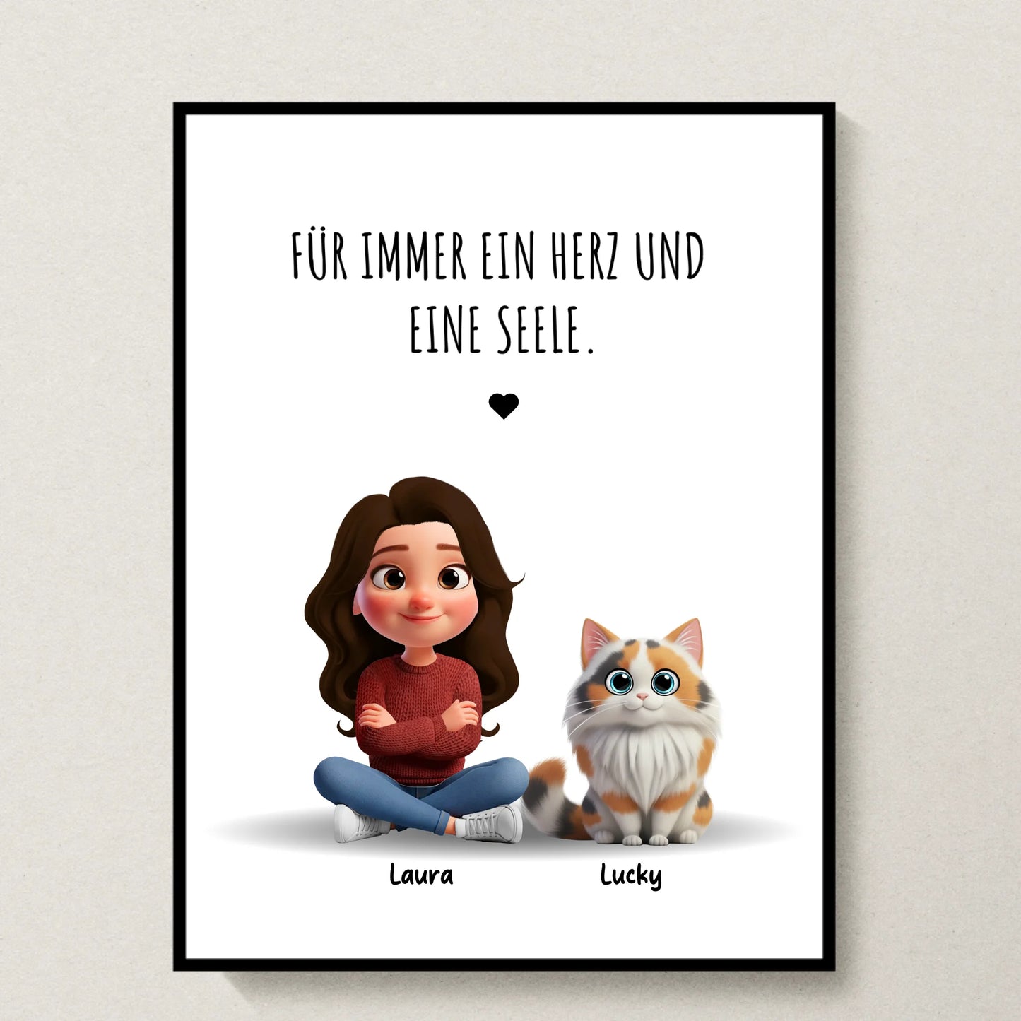 Poster 30x40 schwarzer Rahmen