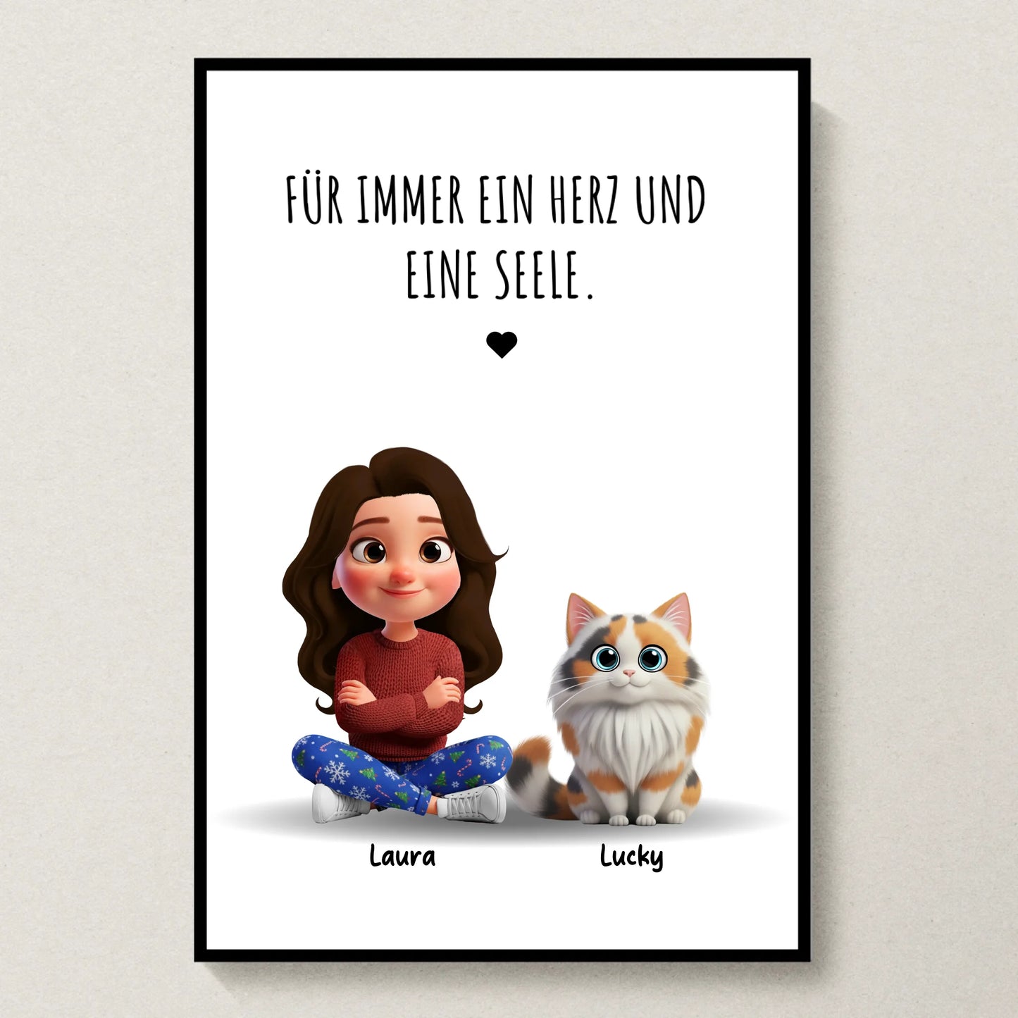 Poster 20x30 Schwarzer Rahmen