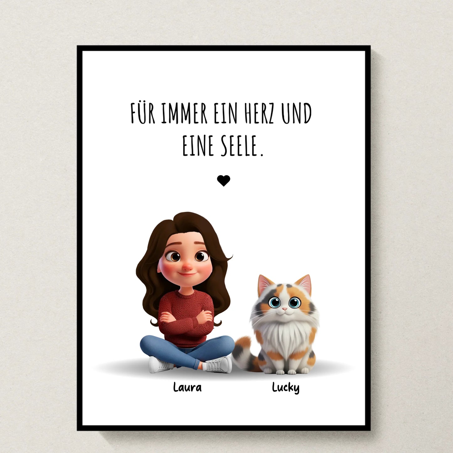 Poster 30x40 schwarzer Rahmen