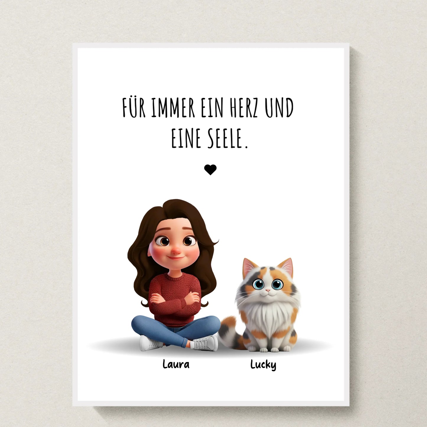Poster 30x40 weißer Rahmen