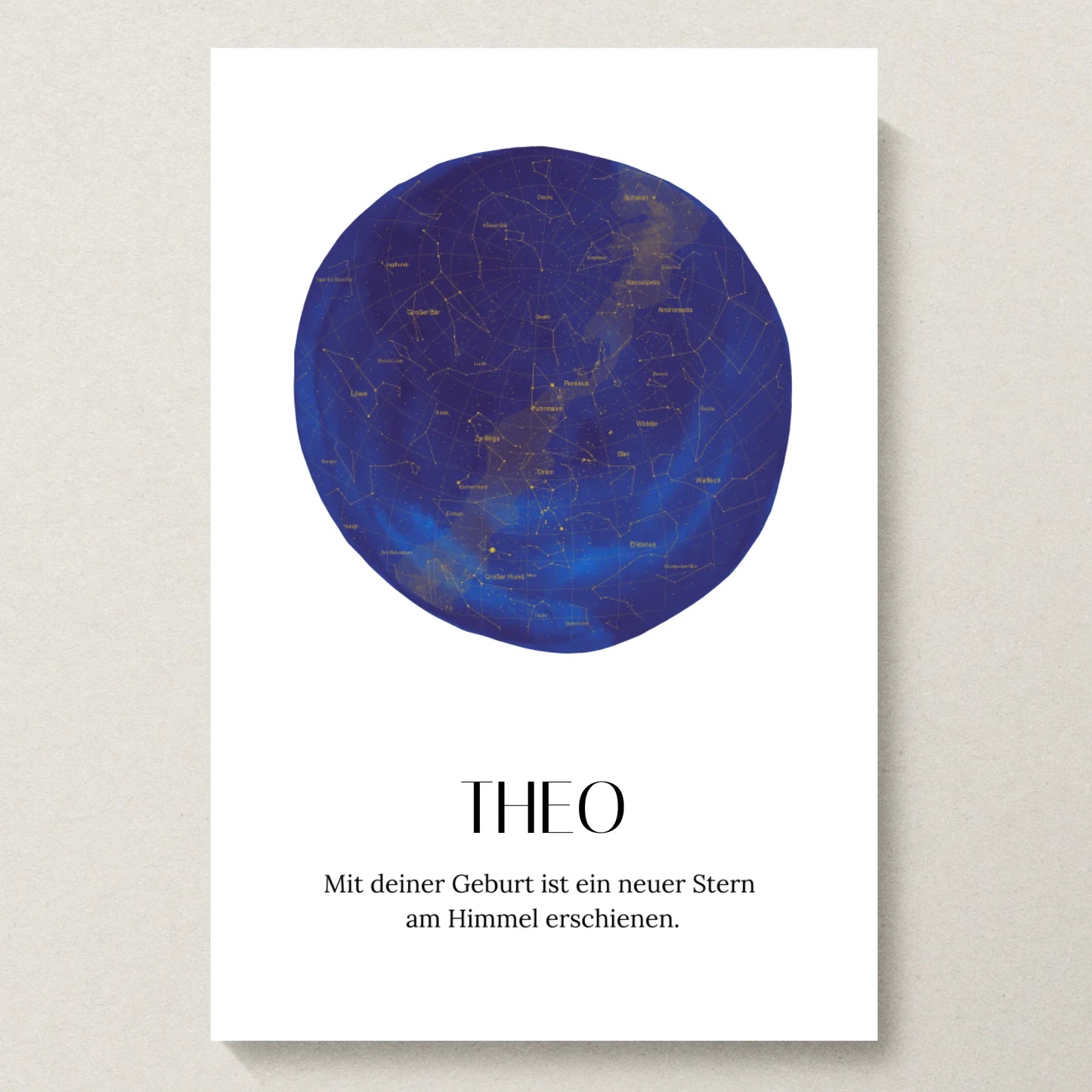 Poster 20x30 beiger Hintergrund