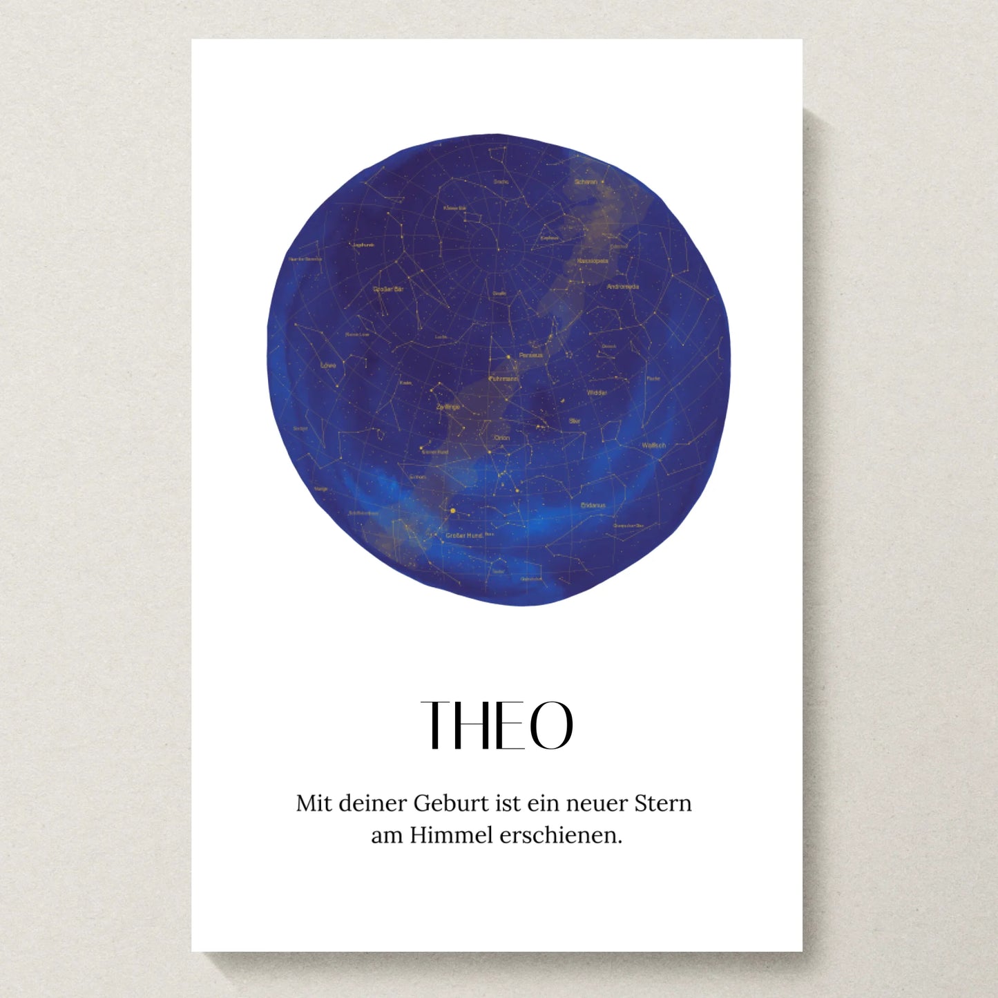 Poster 20x30 beiger Hintergrund