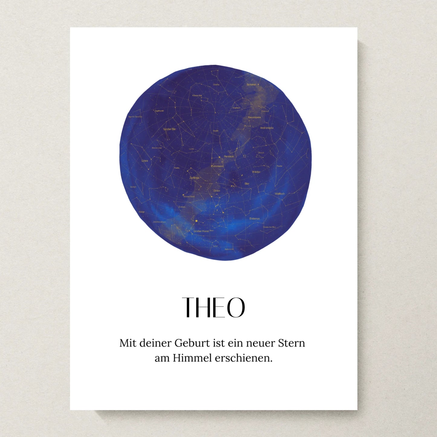 Poster 30x40 beiger Hintergrund