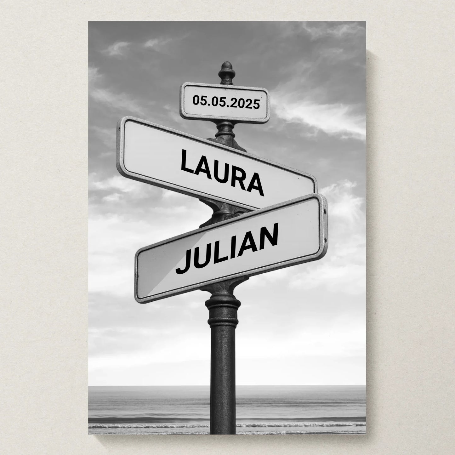 Poster 20x30 beiger Hintergrund