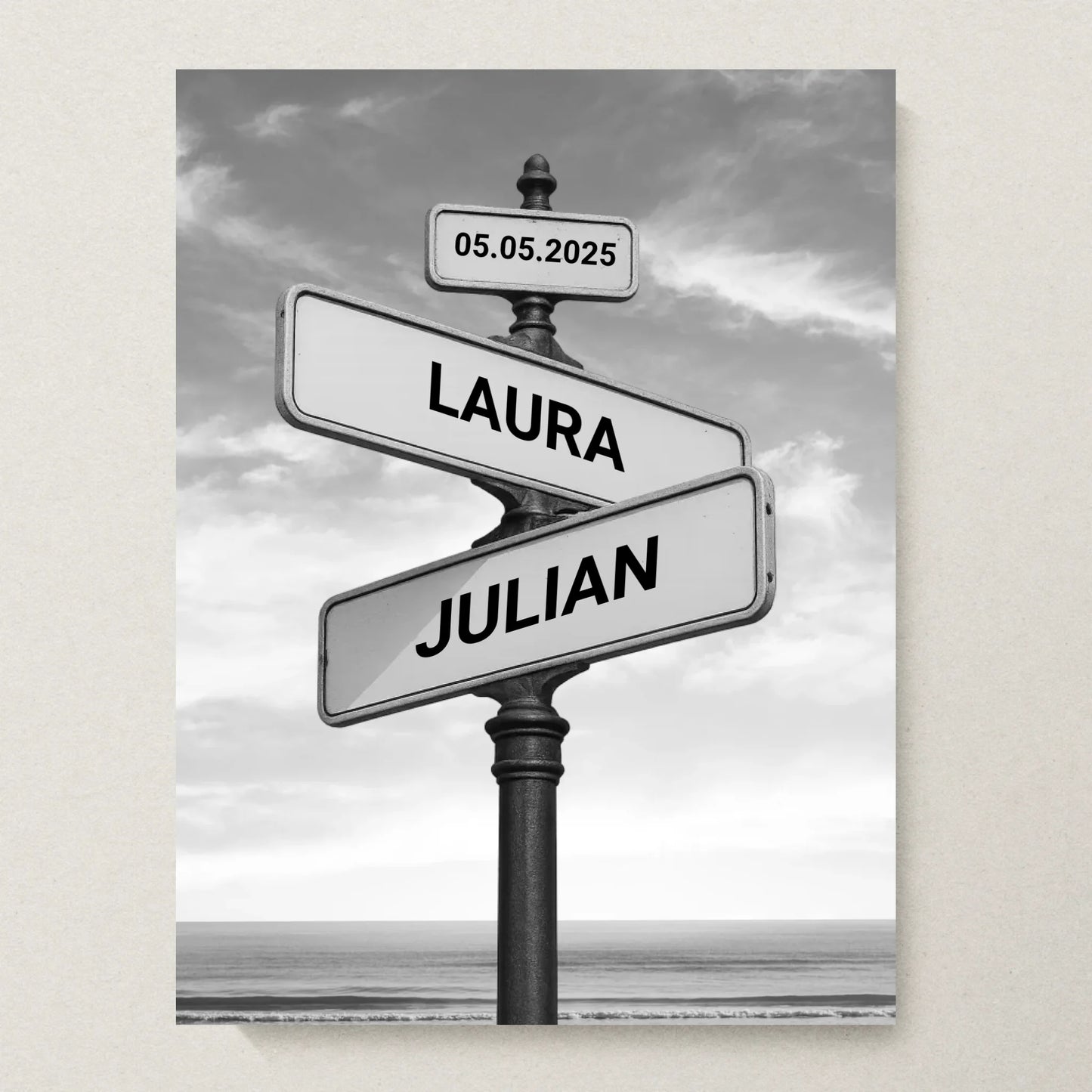 Poster 30x40 beiger Hintergrund